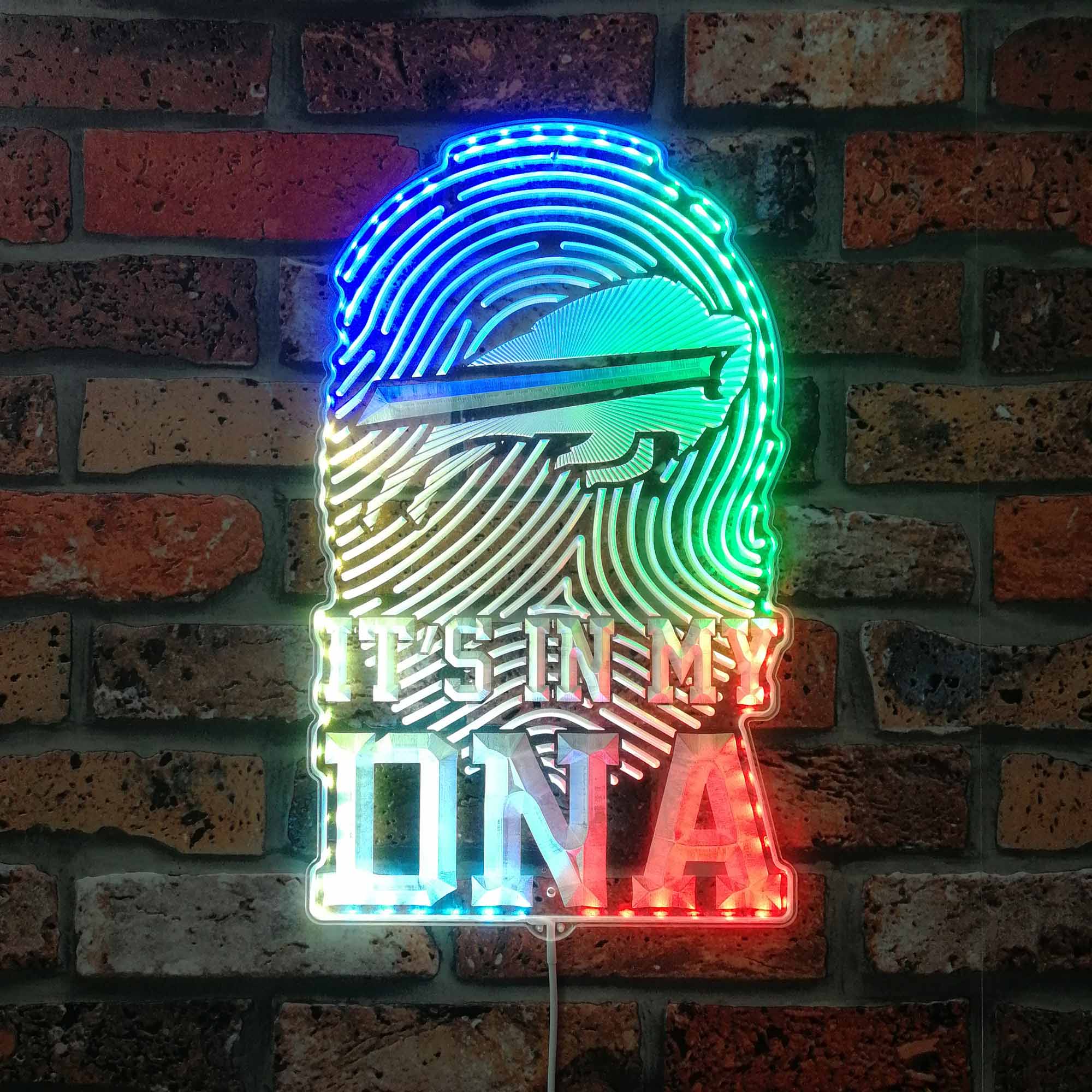 Buffalo Bills in my DNA Dynamic RGB Edge Lit LED Sign