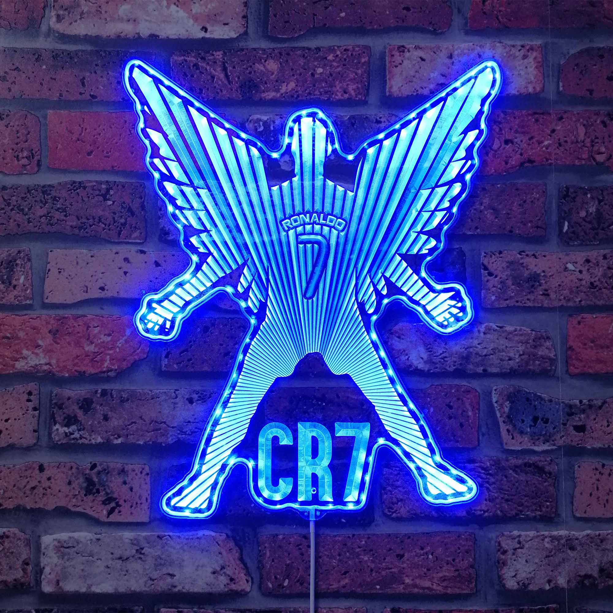 Ronaldo CR7 Dynamic RGB Edge Lit LED Sign