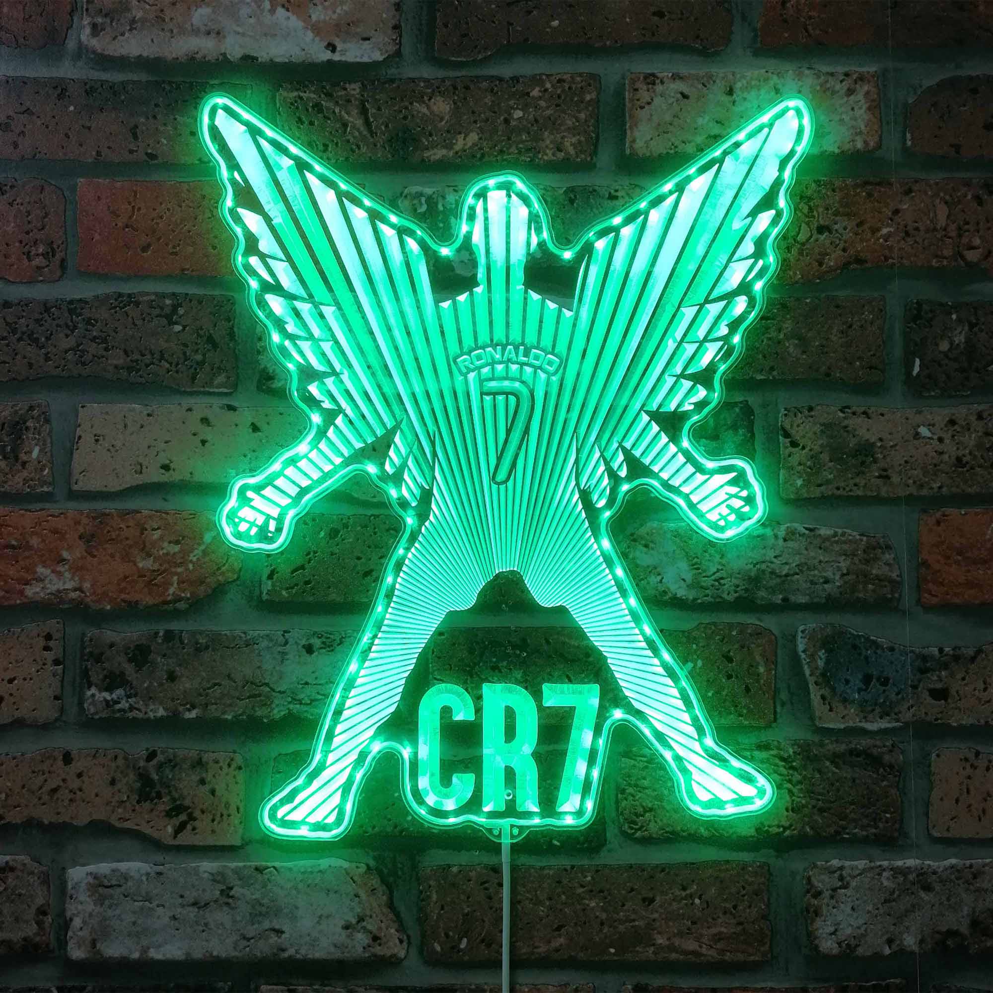 Ronaldo CR7 Dynamic RGB Edge Lit LED Sign