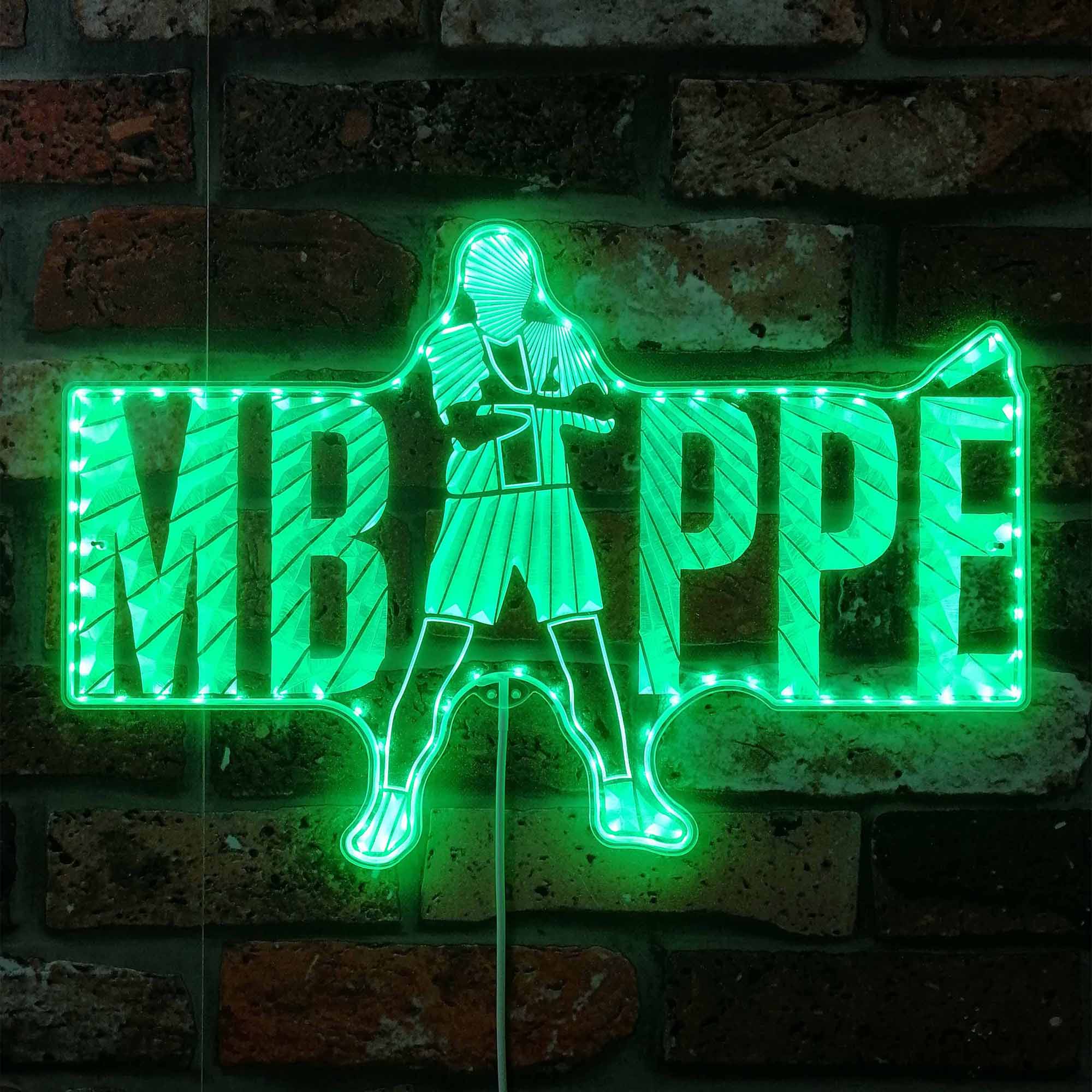 Personalized Mbappe Dynamic RGB Edge Lit LED Sign