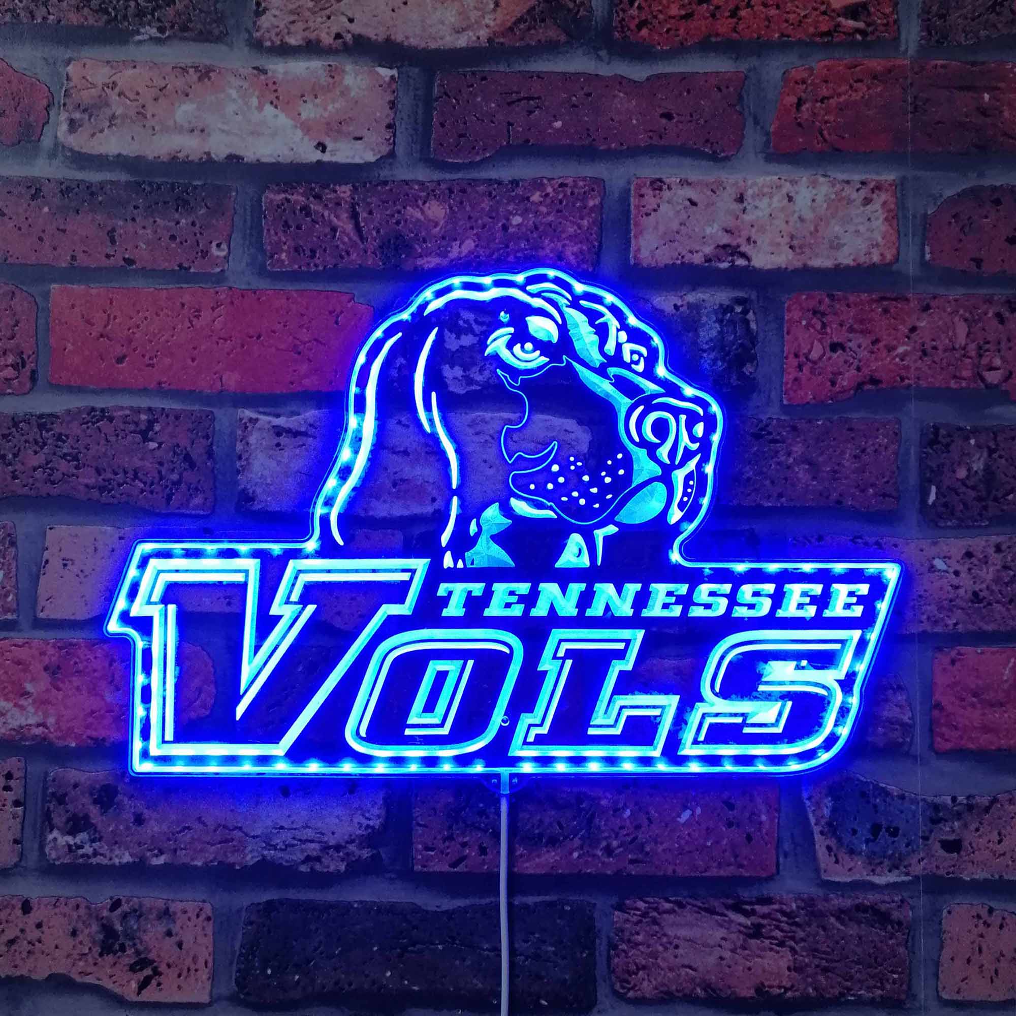 Tennessee Vols Neon LED Sign with Dynamic RGB Colors
