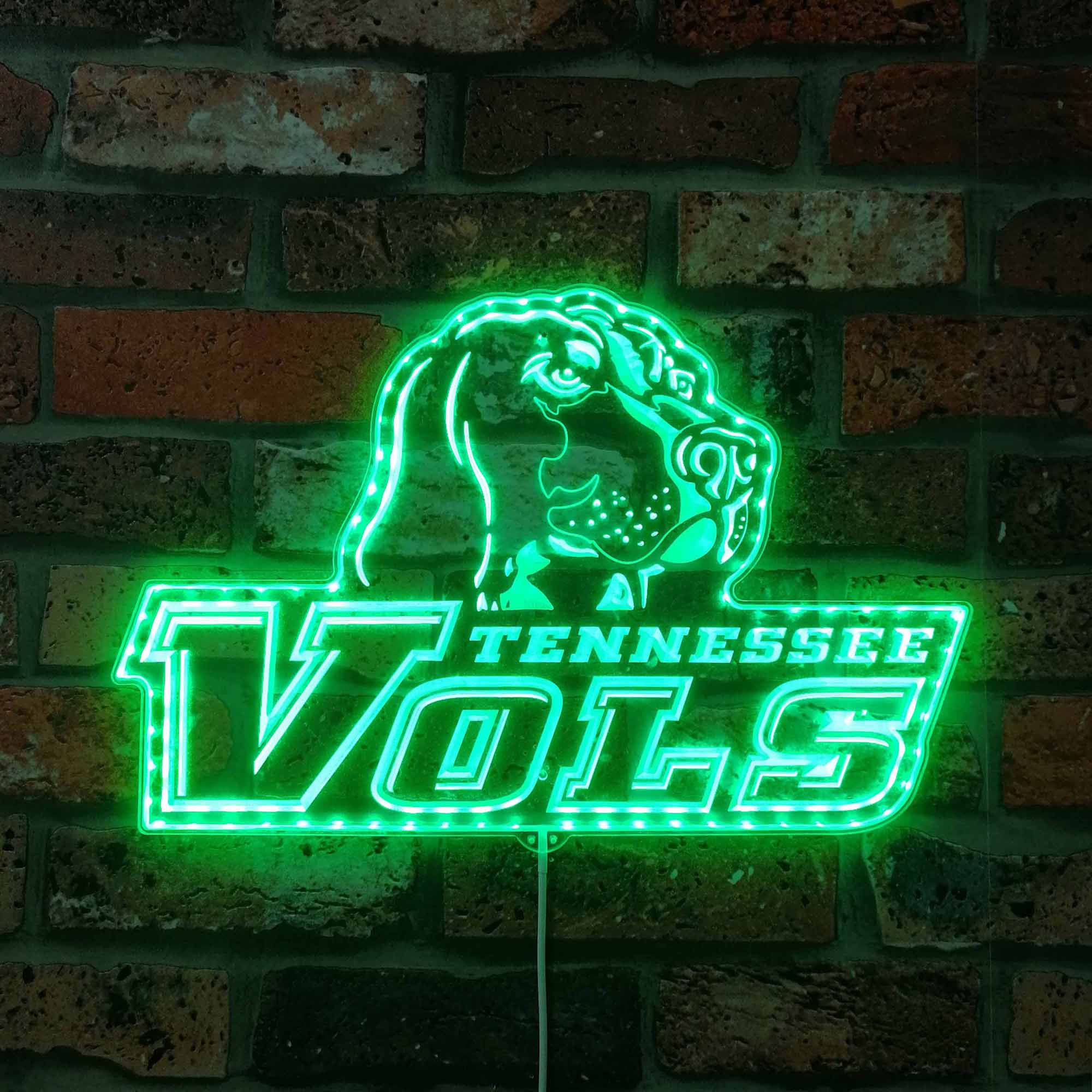 Tennessee Vols Neon LED Sign with Dynamic RGB Colors
