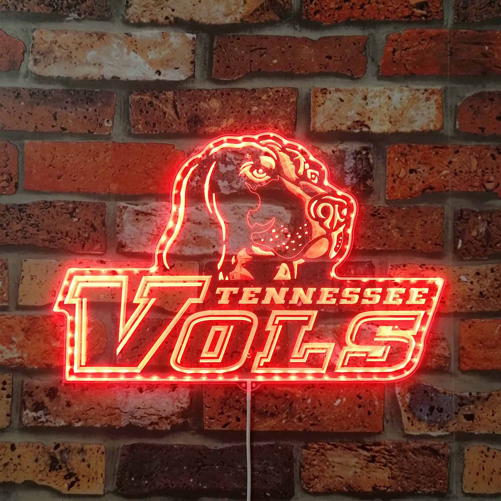 Tennessee Vols Neon LED Sign with Dynamic RGB Colors