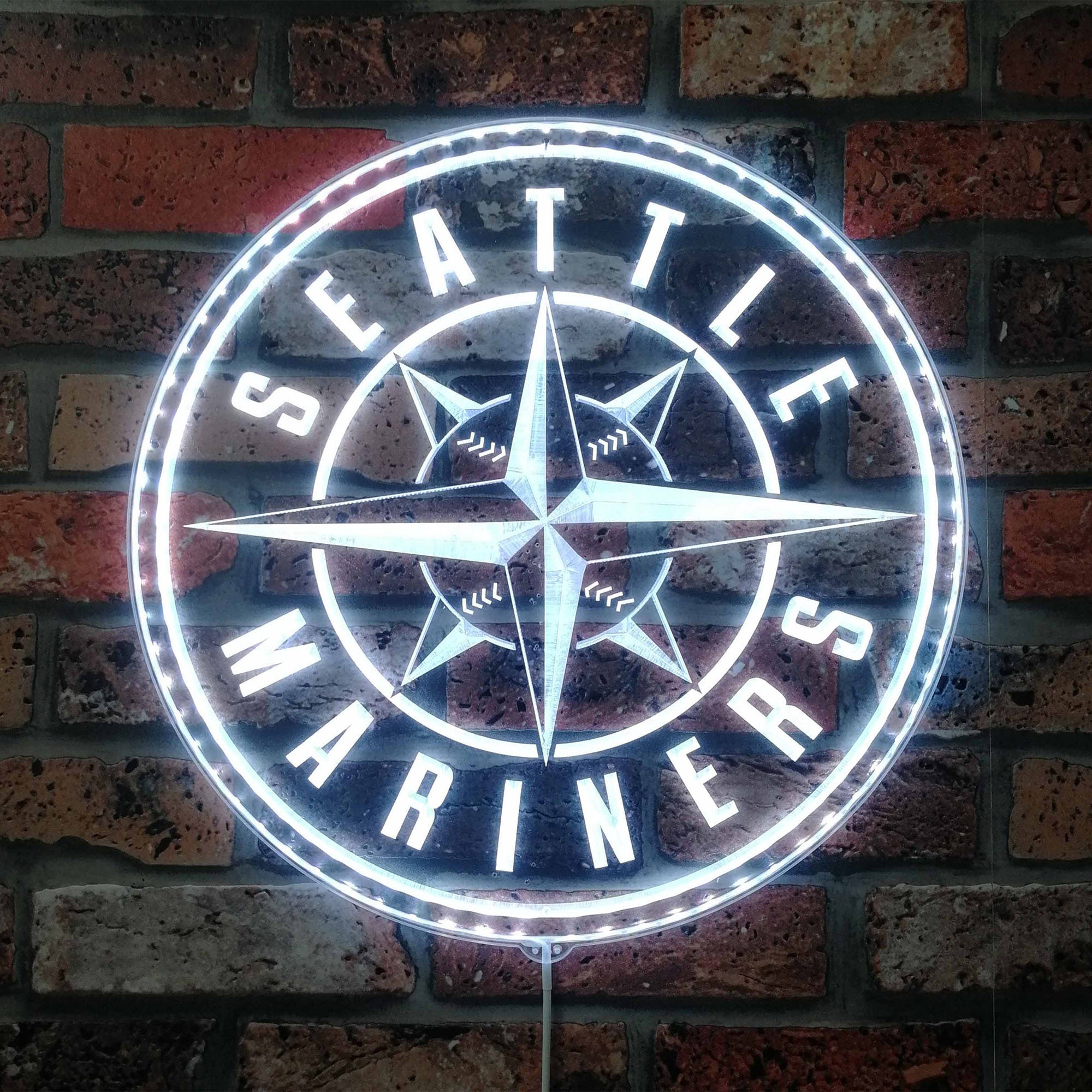 MLB Seattle Mariners Dynamic RGB Edge Lit LED Sign