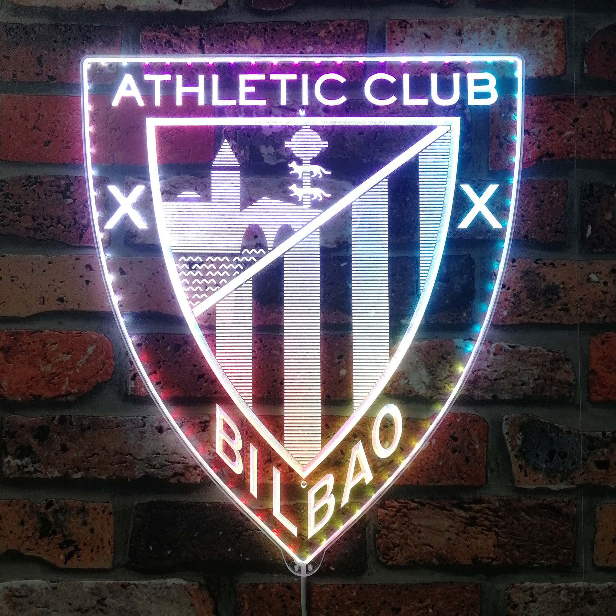 Athletic Bilbao. Dynamic RGB Edge Lit LED Sign