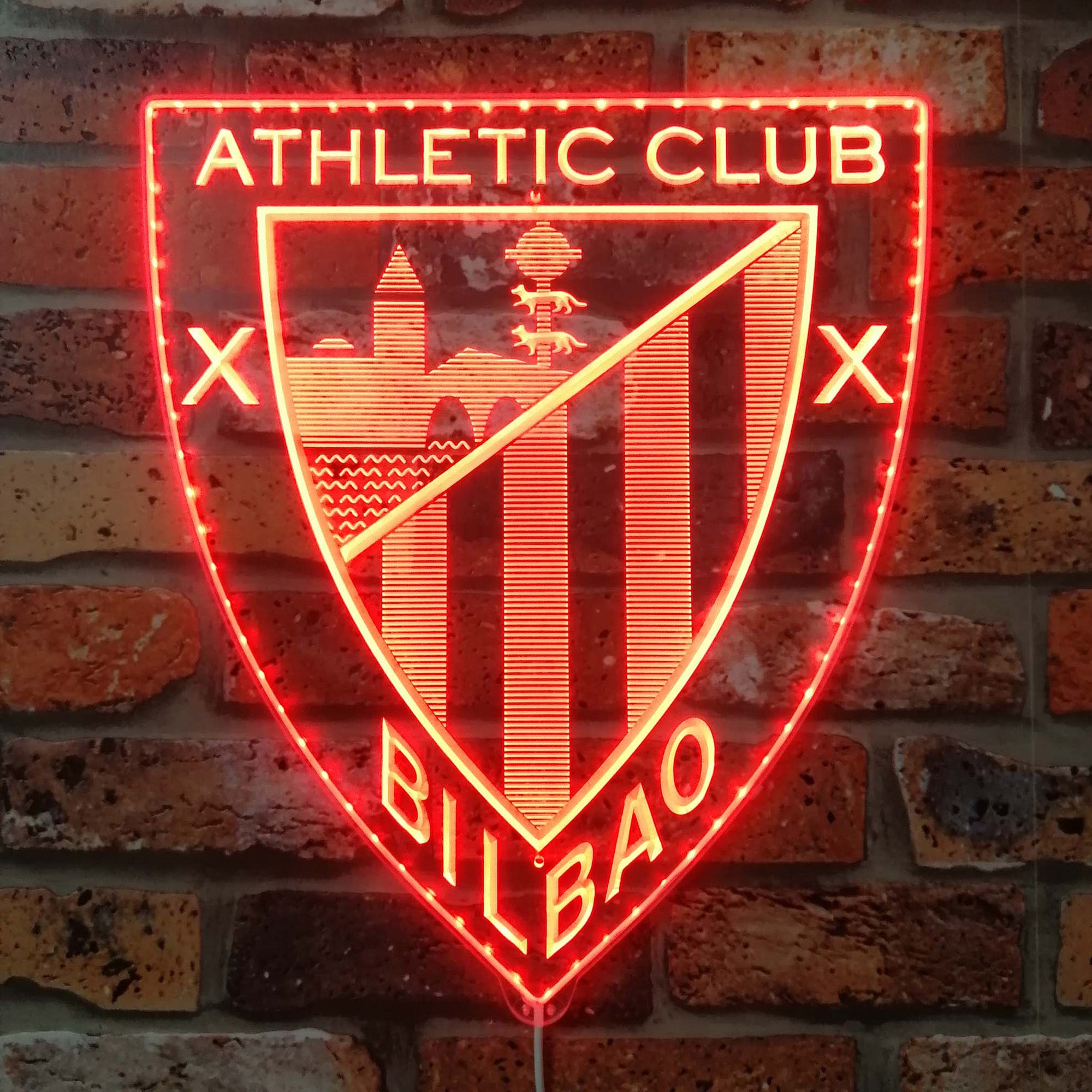 Athletic Bilbao. Neon LED Sign with Dynamic RGB Colors