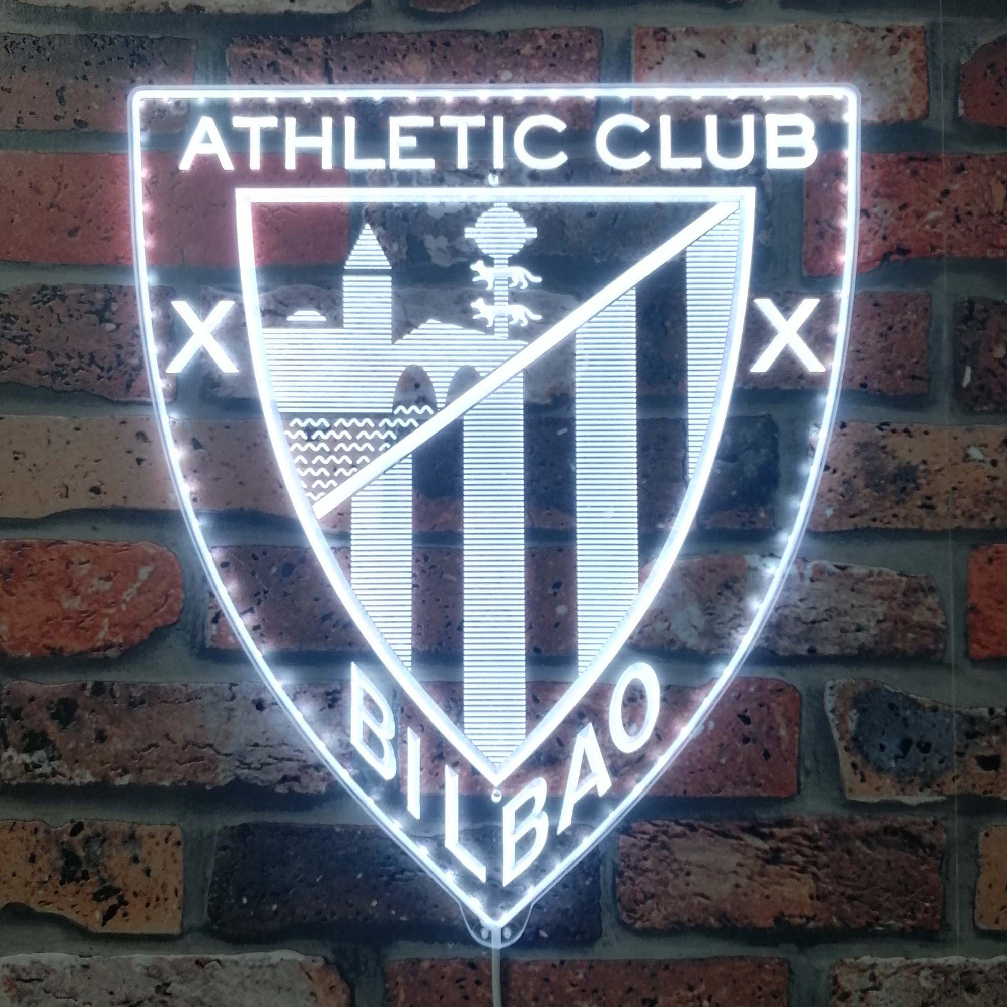 Athletic Bilbao. Neon LED Sign with Dynamic RGB Colors