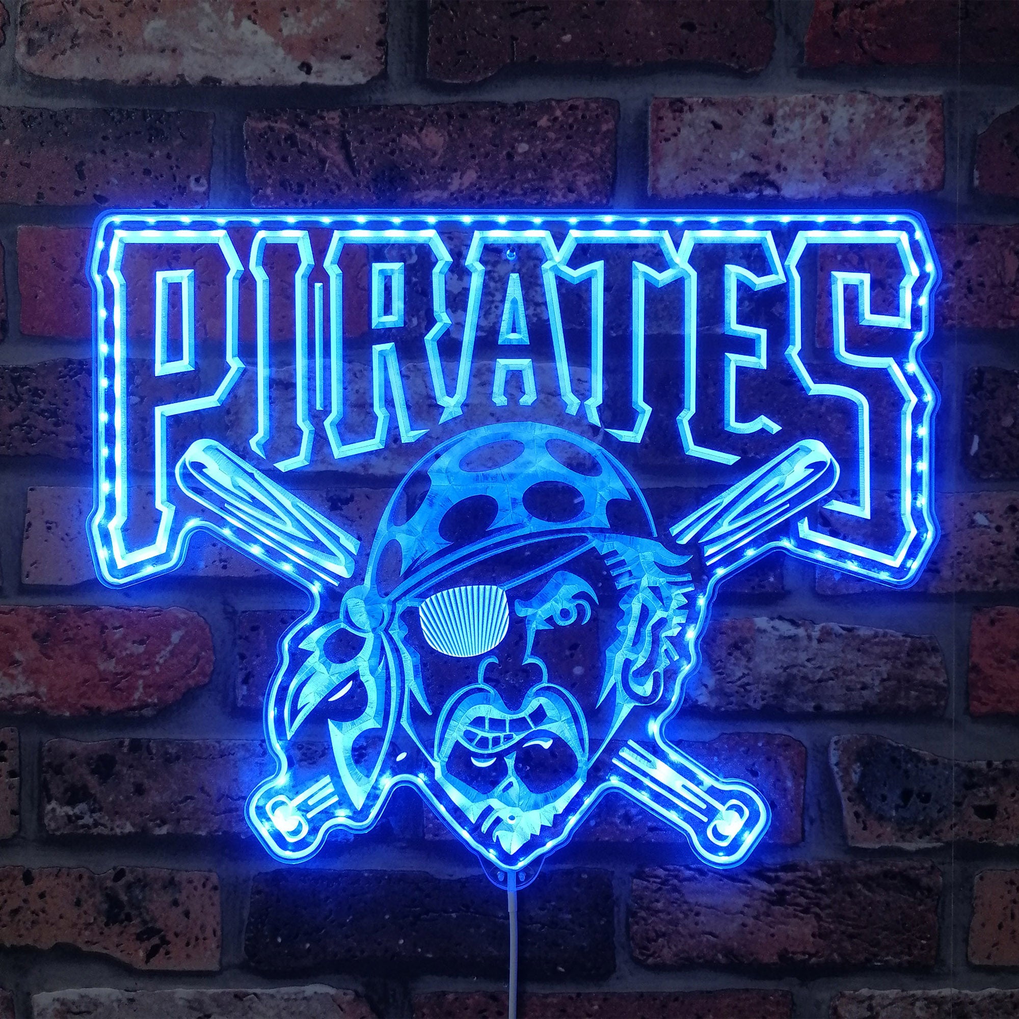 Pittsburgh Pirates Dynamic RGB Edge Lit LED Sign