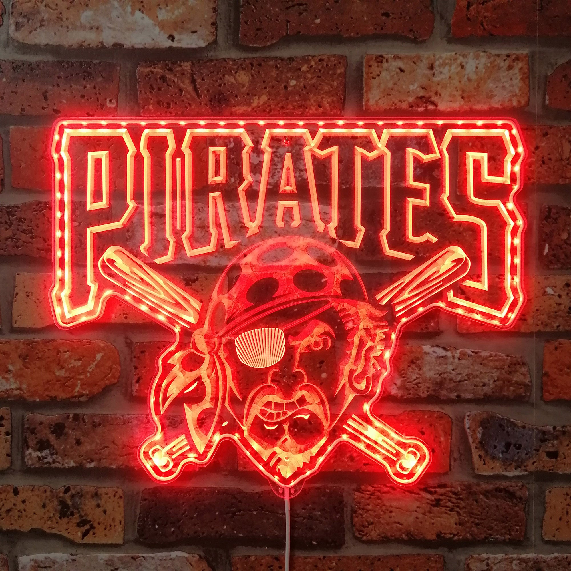 Pittsburgh Pirates Dynamic RGB Edge Lit LED Sign