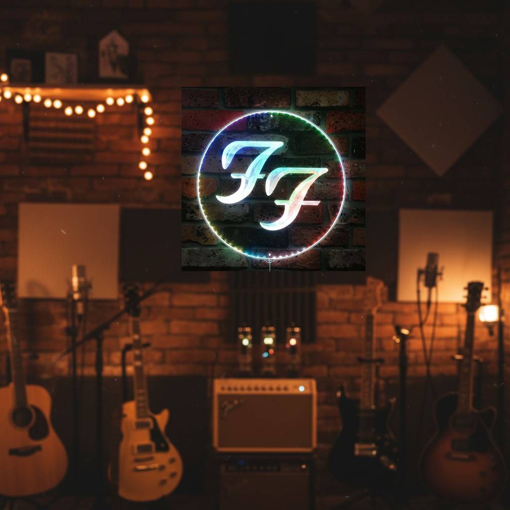 ACDC Neon LED Sign with Dynamic RGB Colors