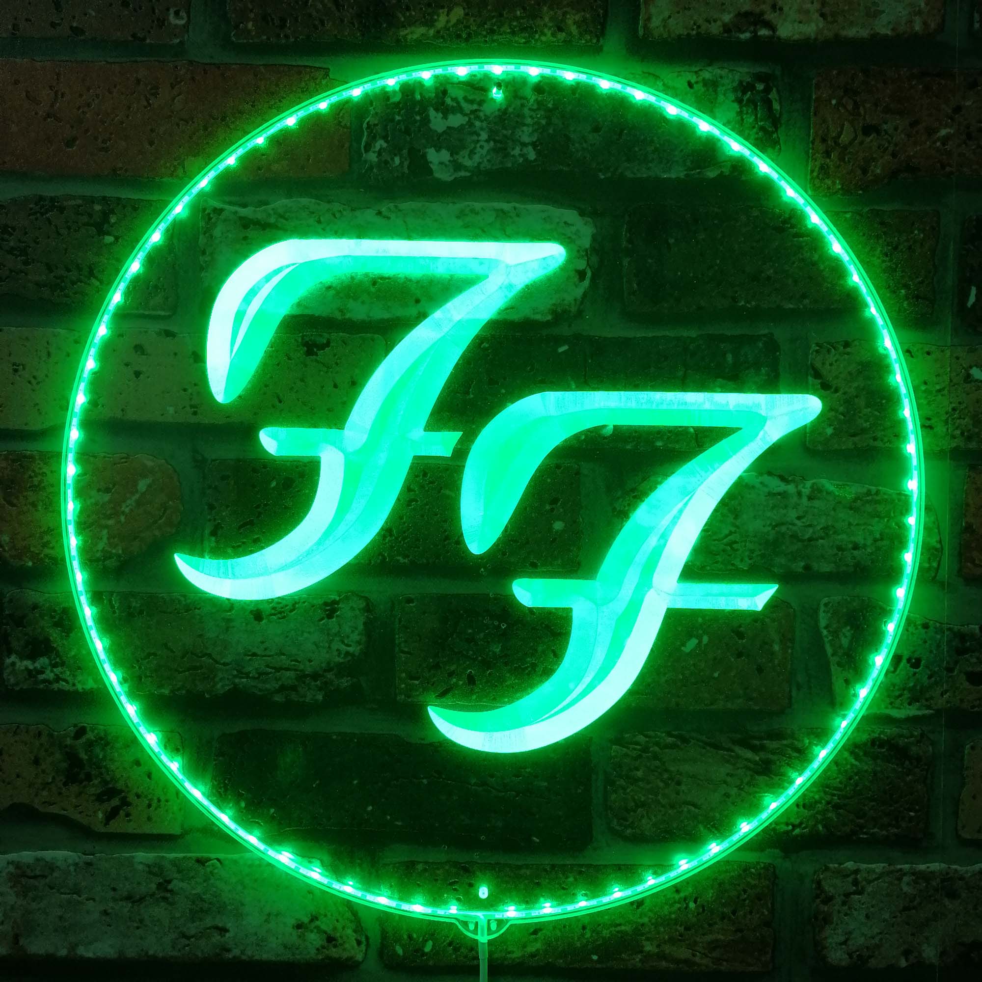 Foo Fighter Dynamic RGB Edge Lit LED Sign