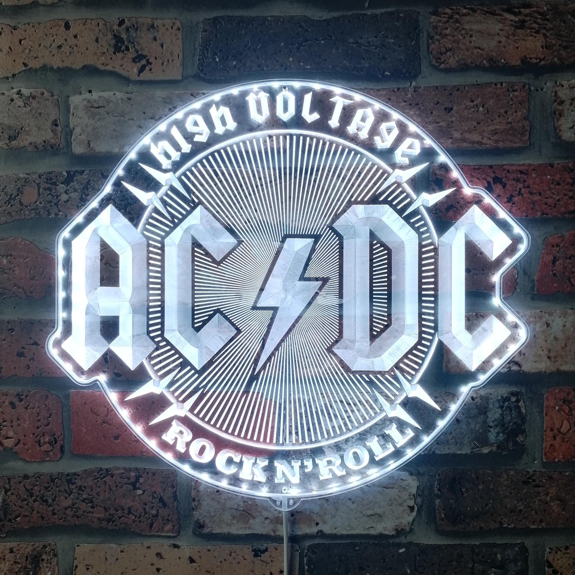 ACDC Dynamic RGB Edge Lit LED Sign