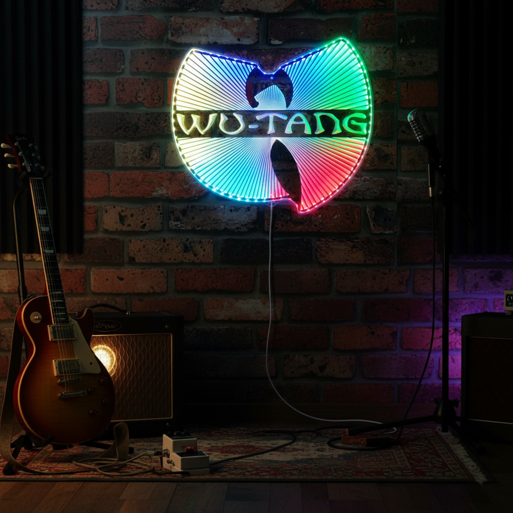 ACDC Neon LED Sign with Dynamic RGB Colors