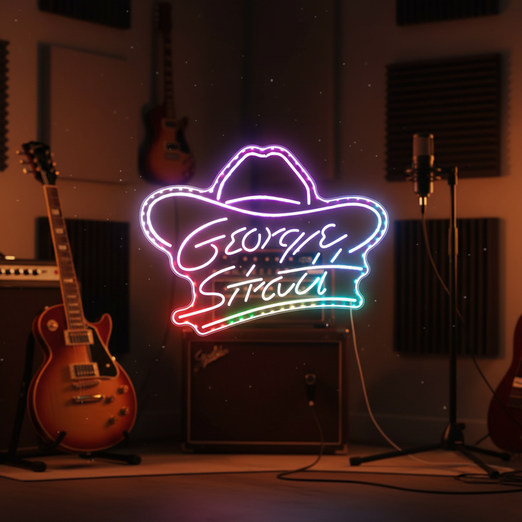 ACDC Neon LED Sign with Dynamic RGB Colors