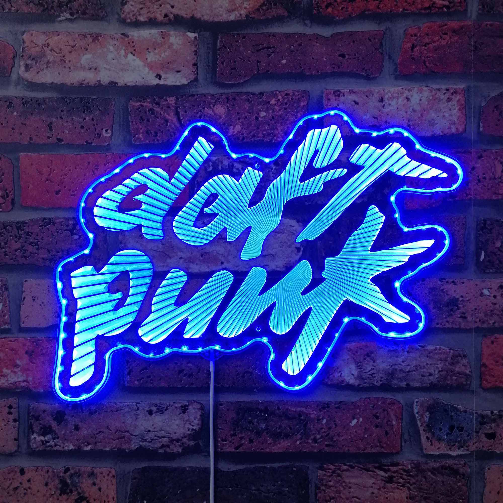 Daft Punk Dynamic RGB Edge Lit LED Sign