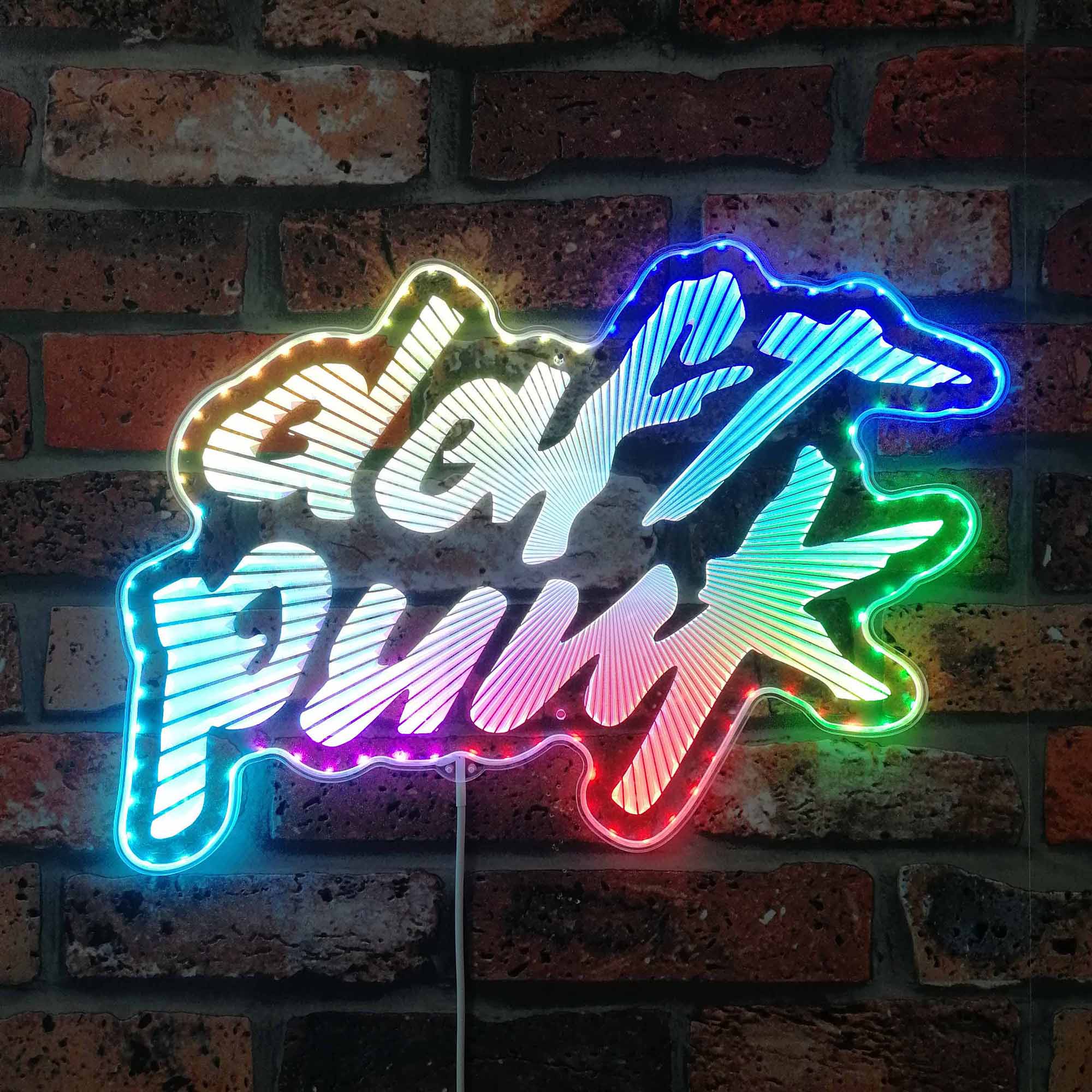 Daft Punk Dynamic RGB Edge Lit LED Sign