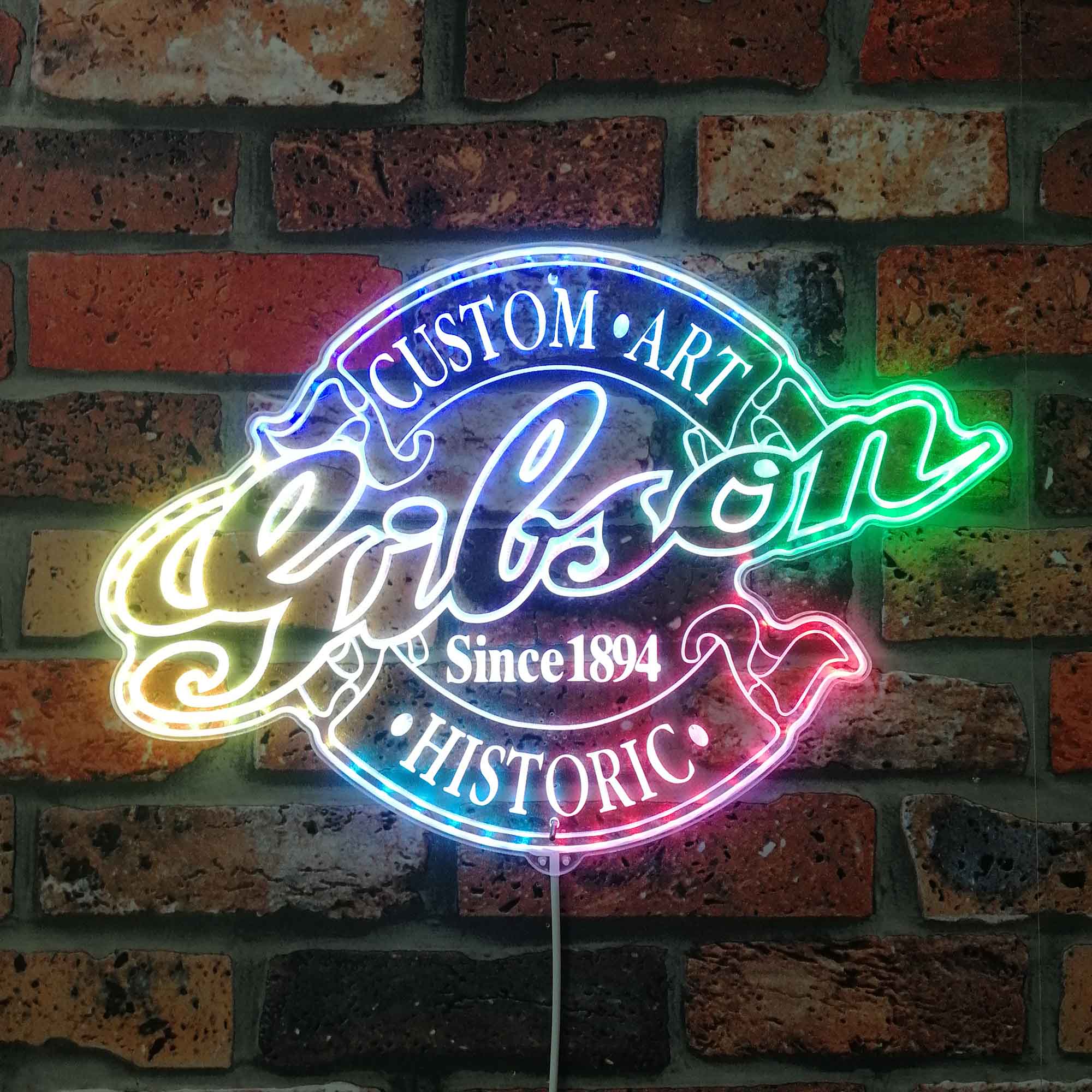 Gibson Dynamic RGB Edge Lit LED Sign