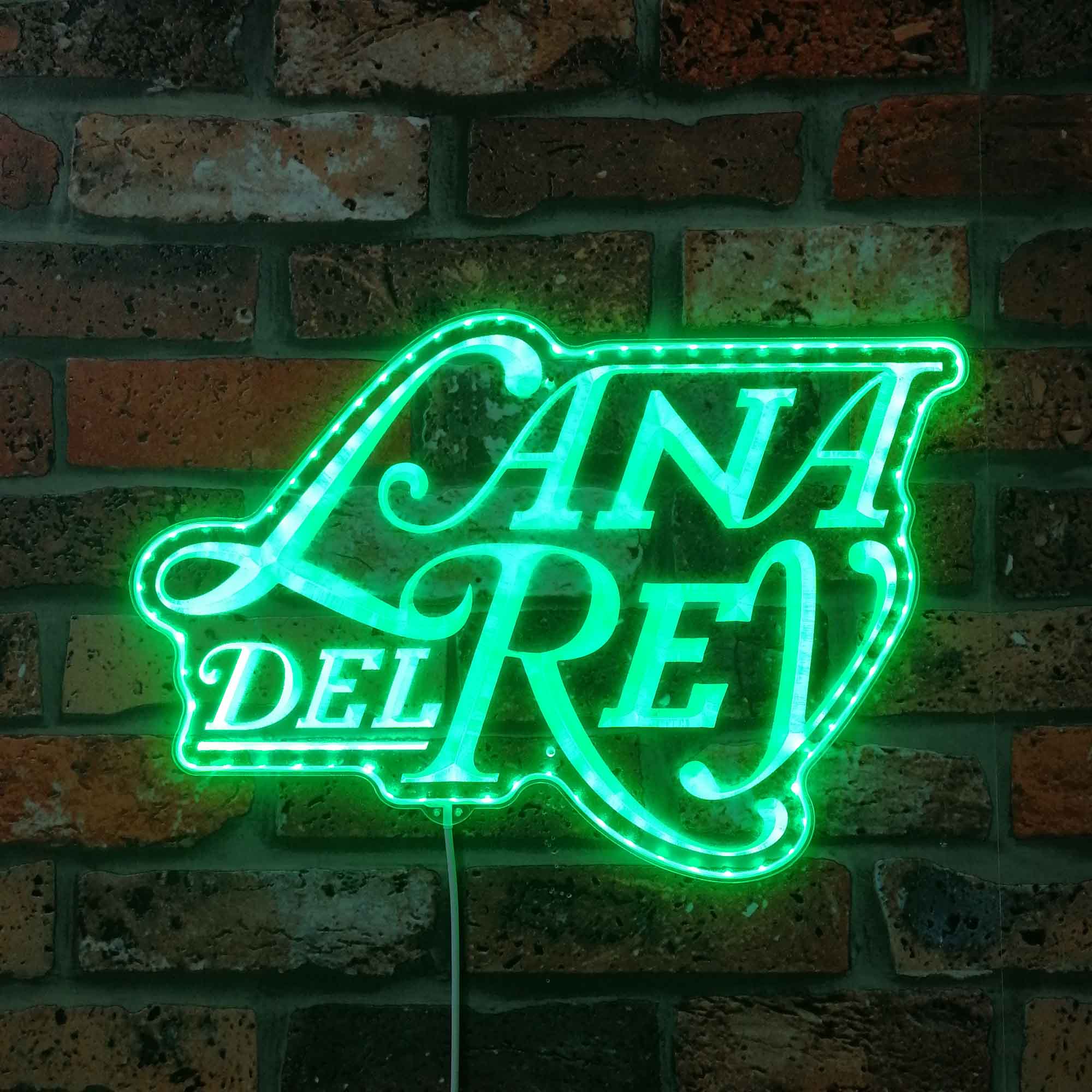 Lana Del Rey Neon LED Sign with Dynamic RGB Colors