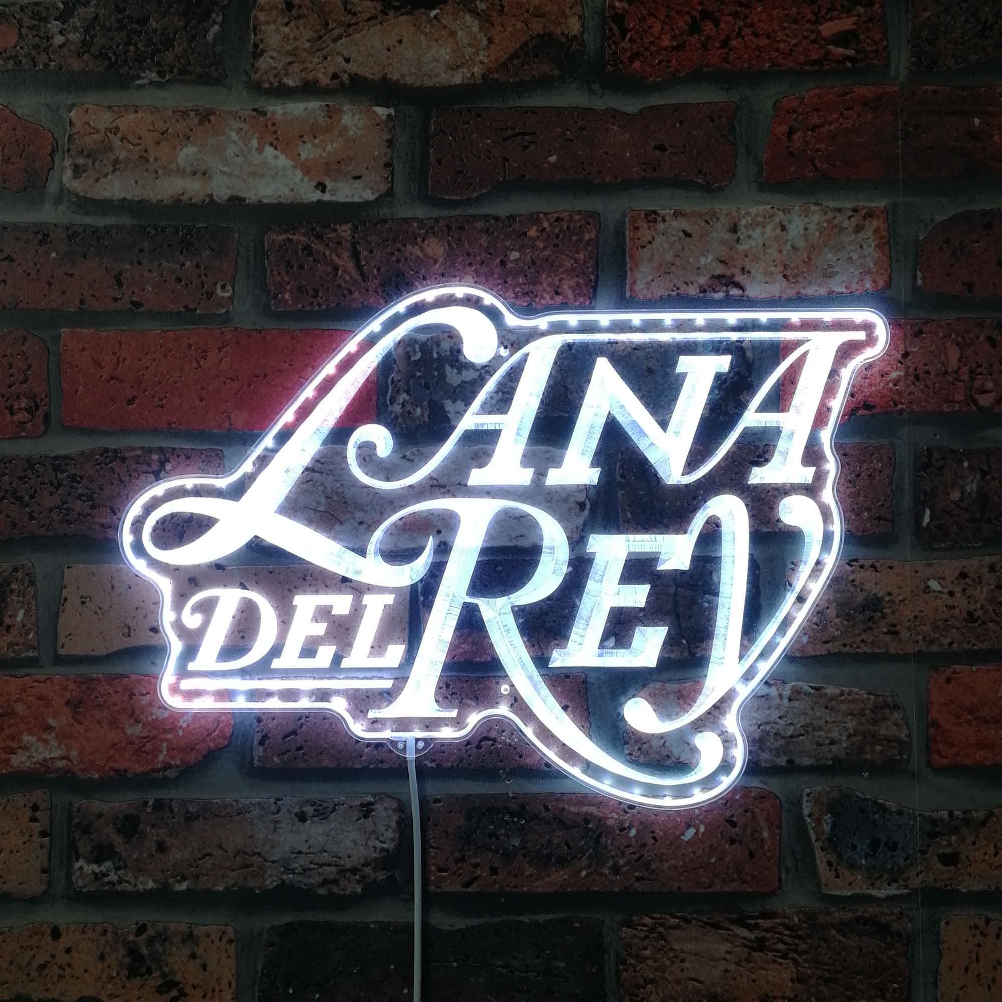 Lana Del Rey Neon LED Sign with Dynamic RGB Colors