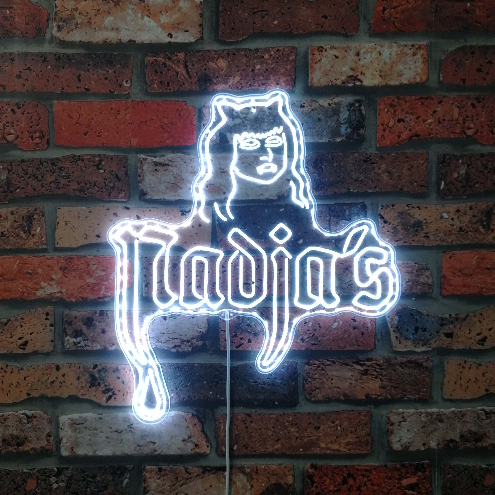 Nadja's Nightclub Neon LED Sign with Dynamic RGB Colors
