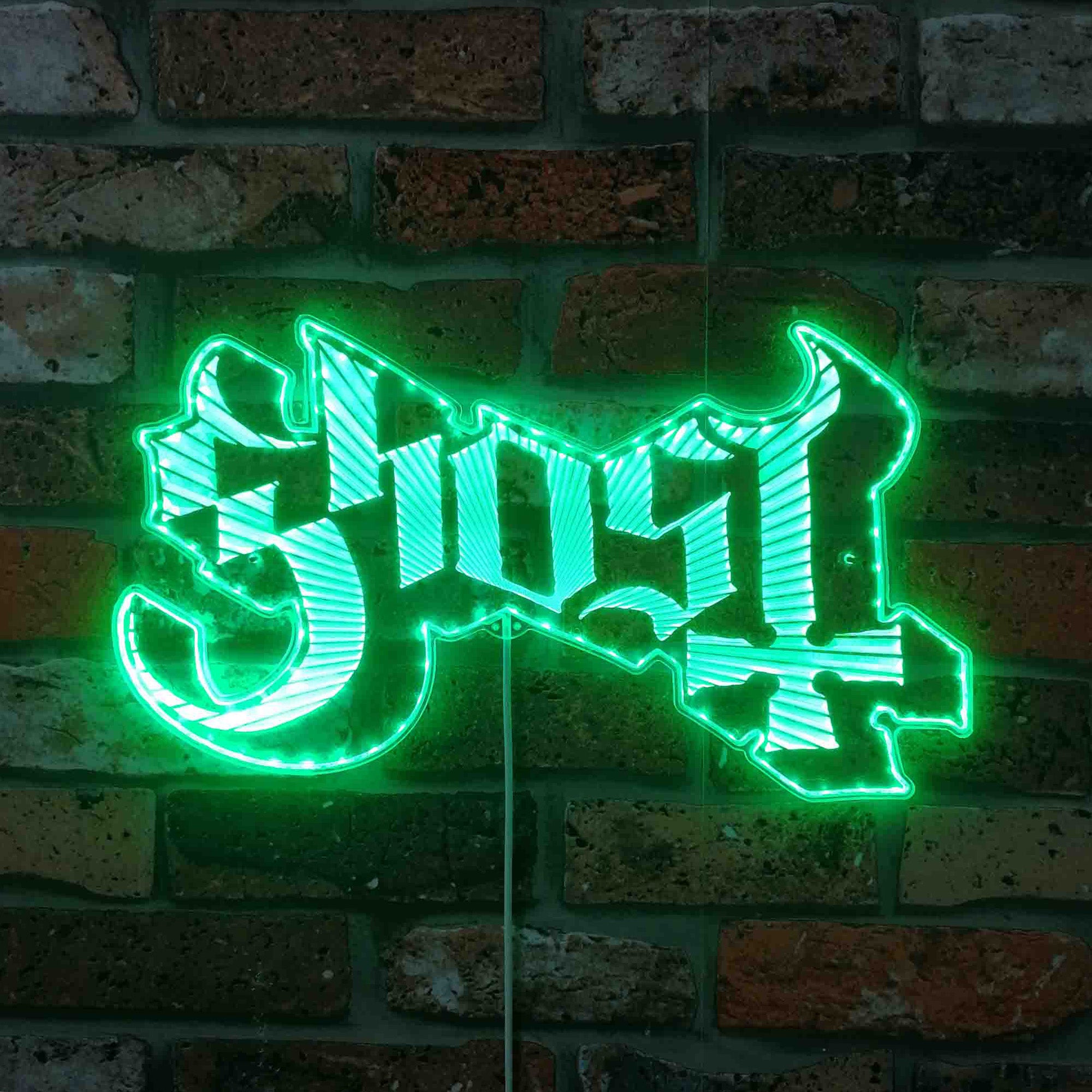 Ghost Rock Band Papa Neon LED Sign with Dynamic RGB Colors