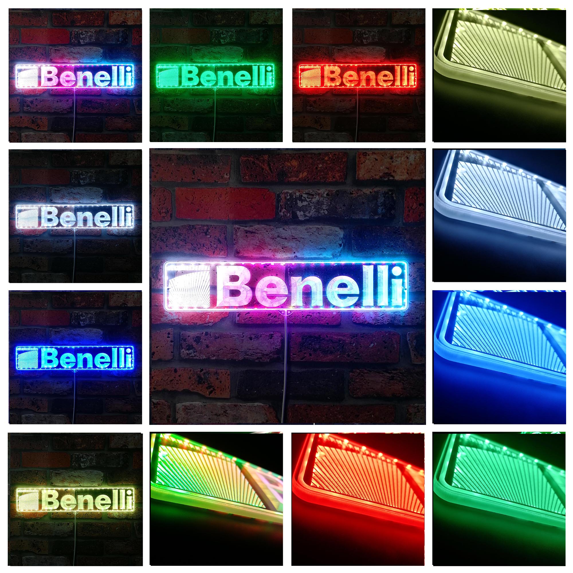 Benelli  Dynamic RGB Edge Lit LED Sign