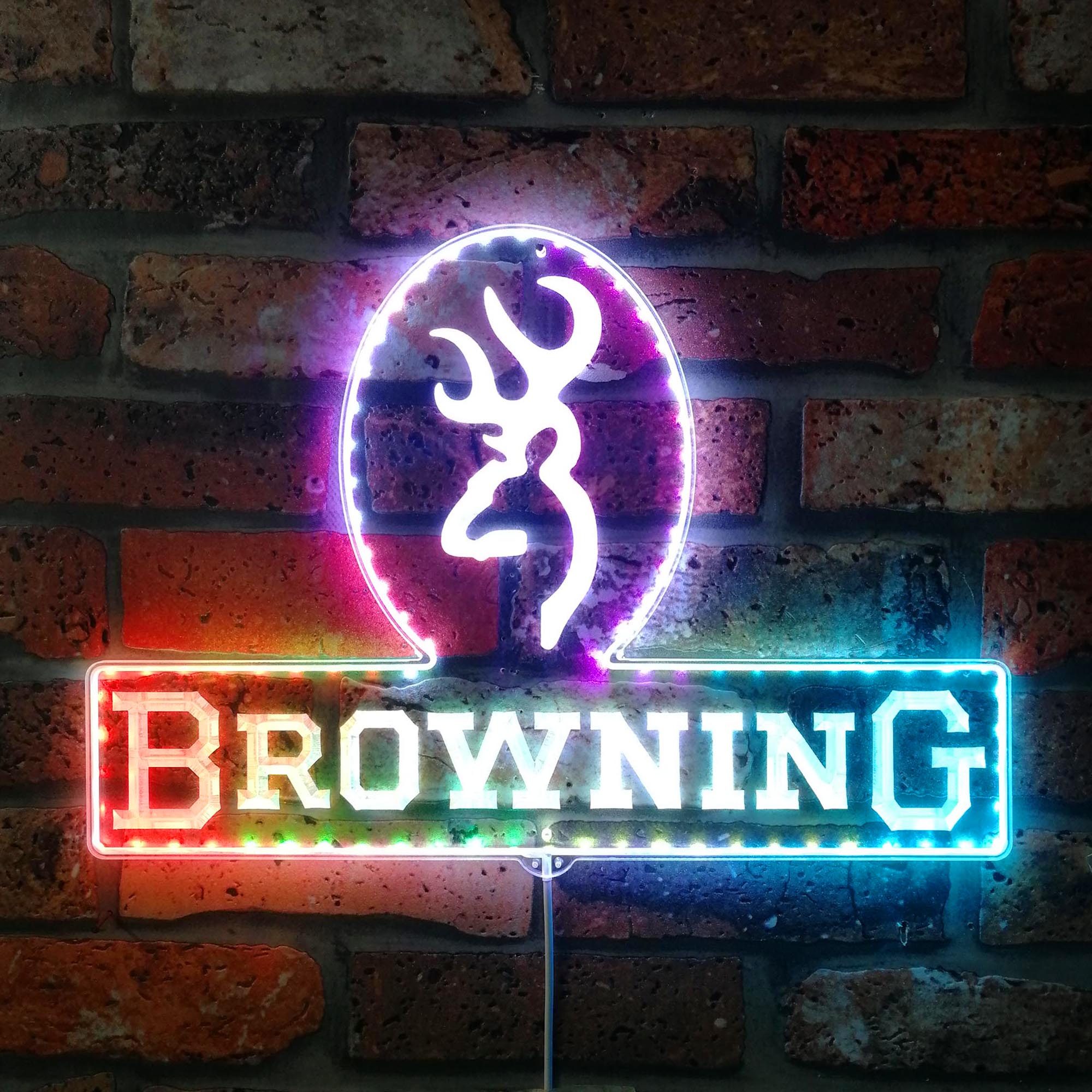 Browning  Dynamic RGB Edge Lit LED Sign