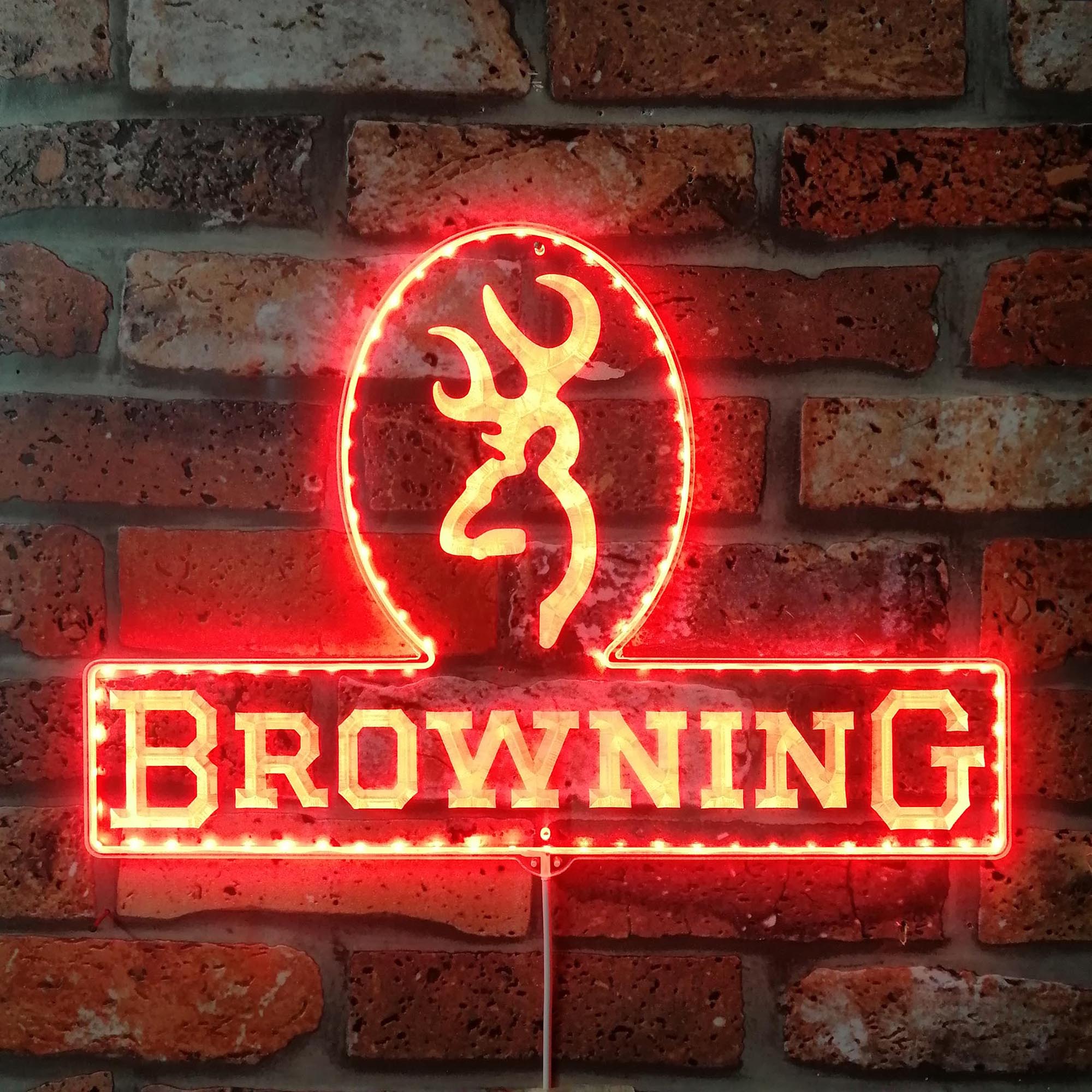 Browning  Dynamic RGB Edge Lit LED Sign