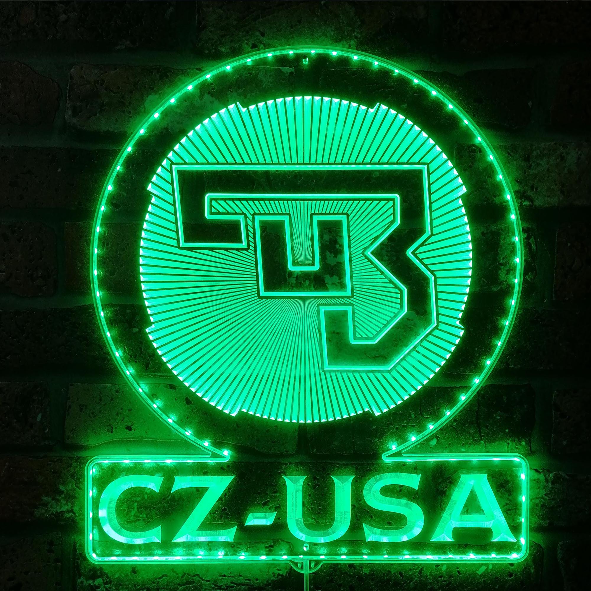 cz usa  Dynamic RGB Edge Lit LED Sign