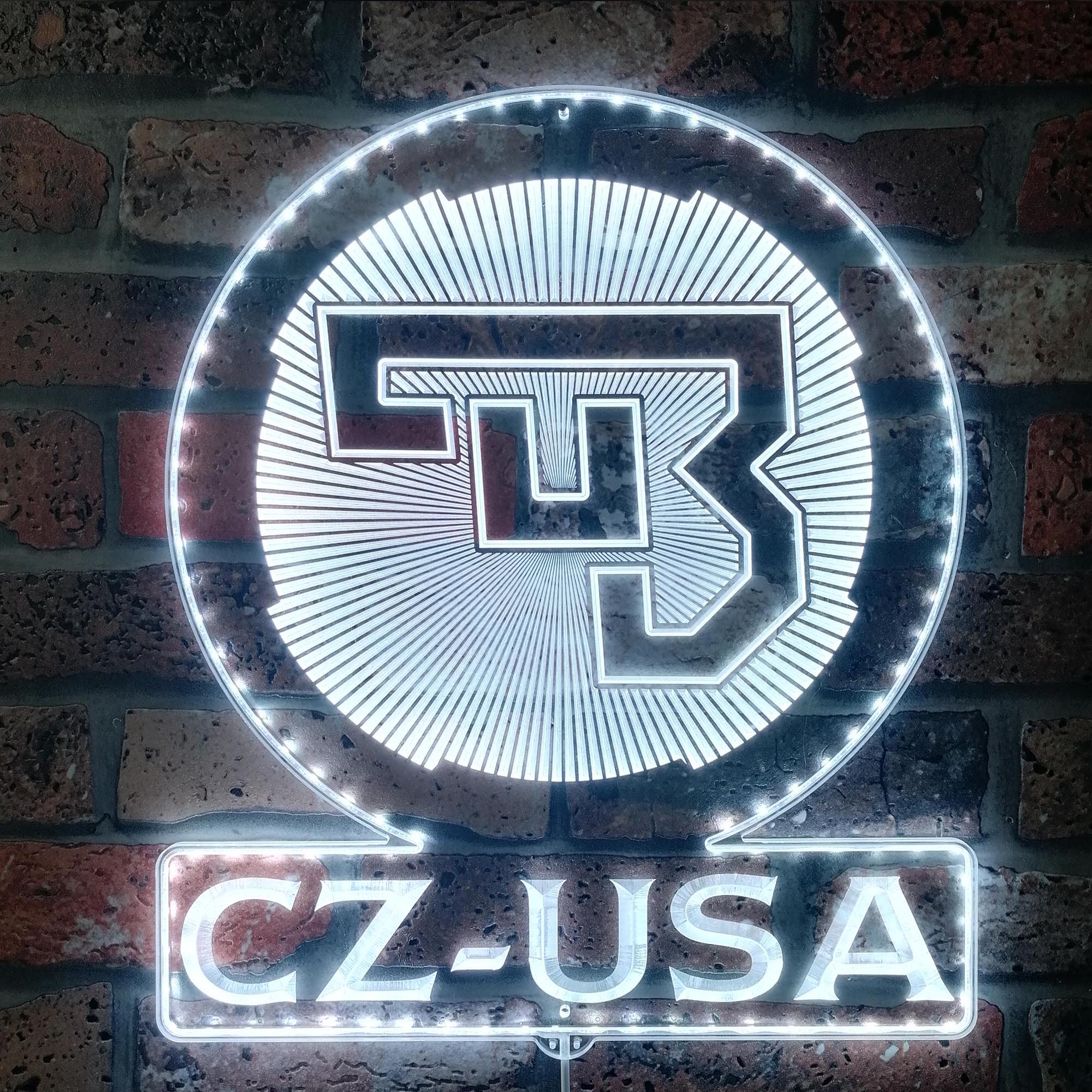 cz usa  Dynamic RGB Edge Lit LED Sign