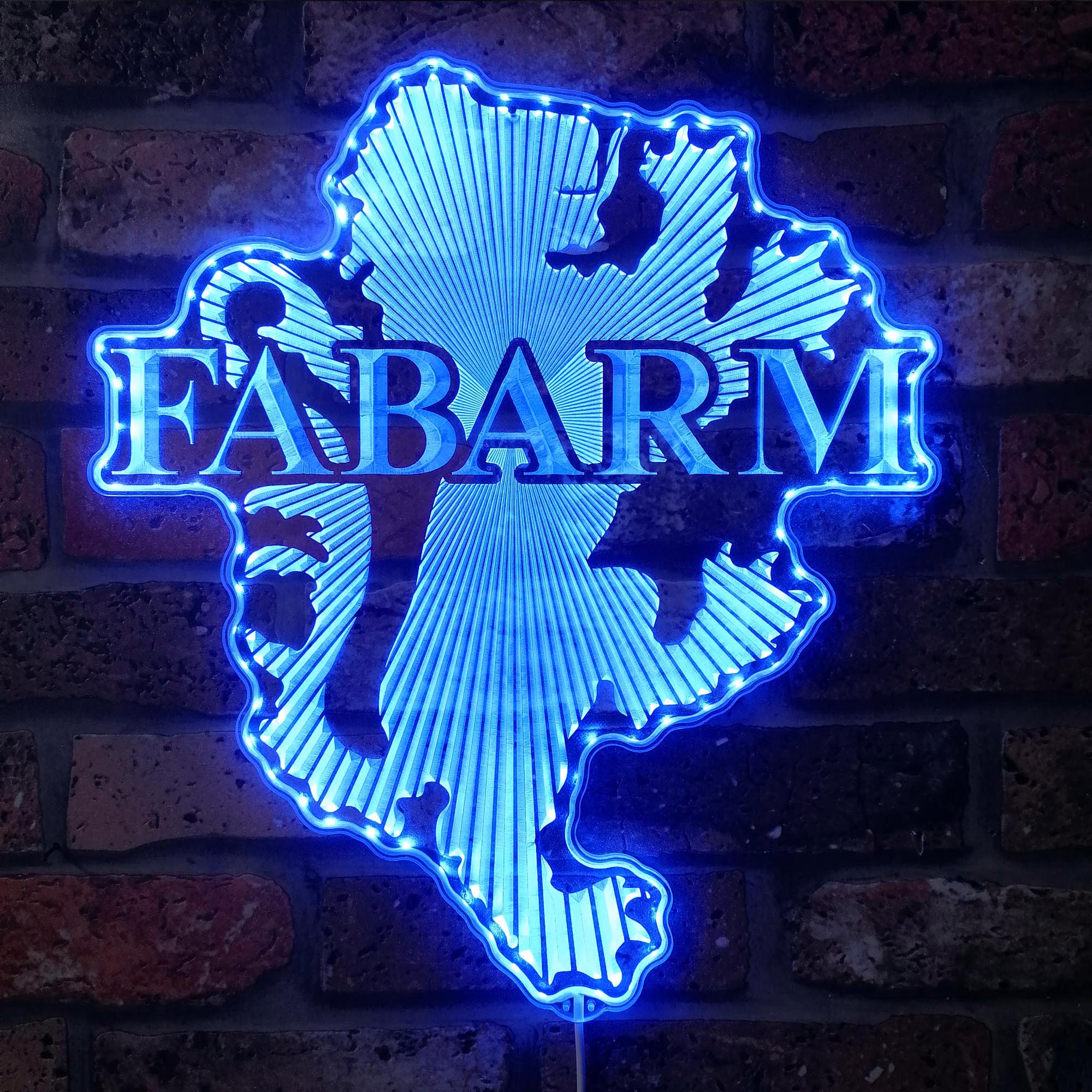 fabarm  Dynamic RGB Edge Lit LED Sign