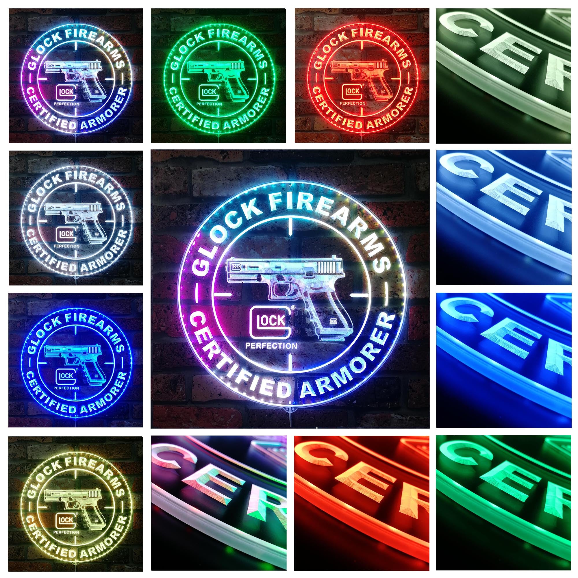 cz usa  Dynamic RGB Edge Lit LED Sign