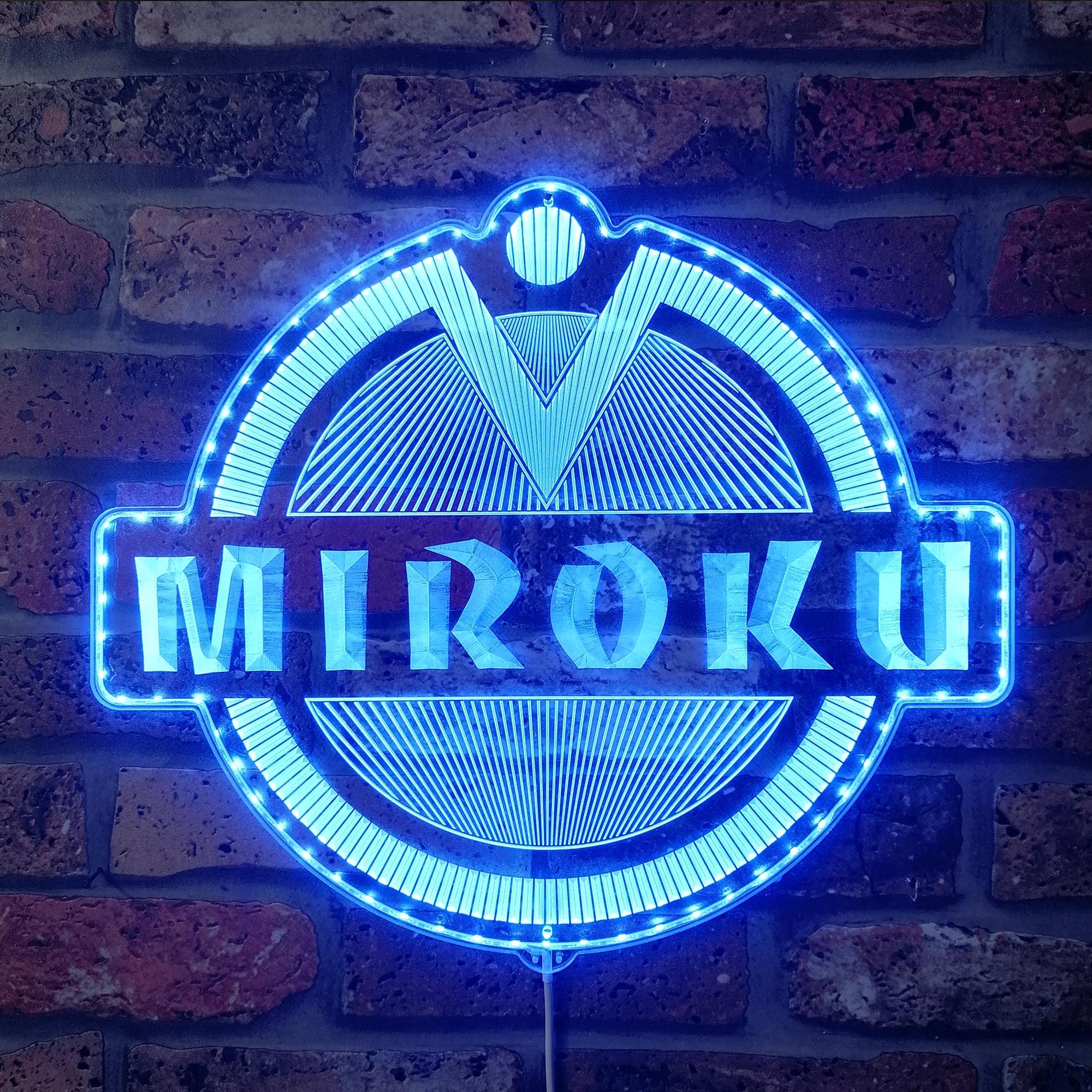 Miroku  Dynamic RGB Edge Lit LED Sign