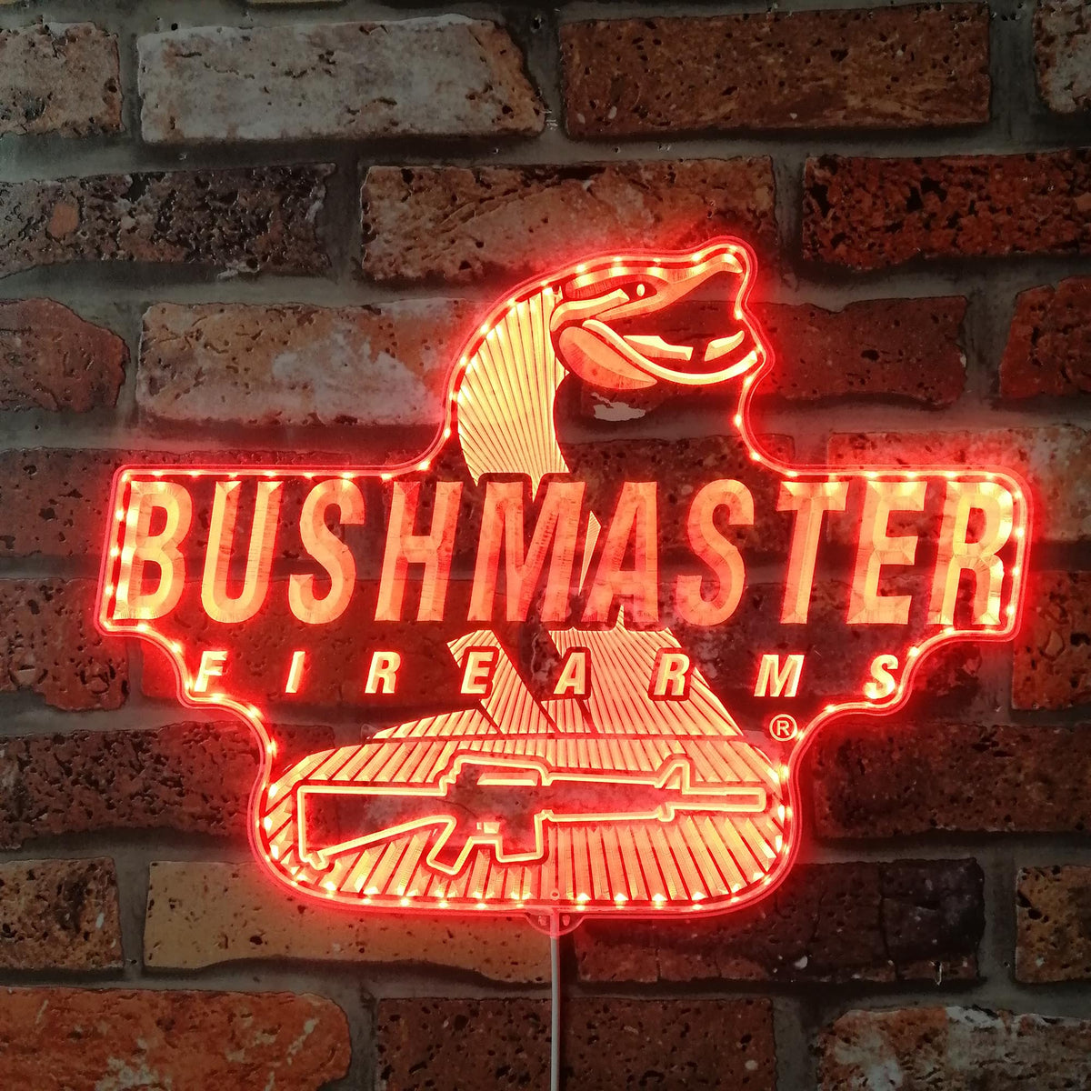 Bushmaster Dynamic RGB Edge Lit LED Sign | PROLEDSIGN