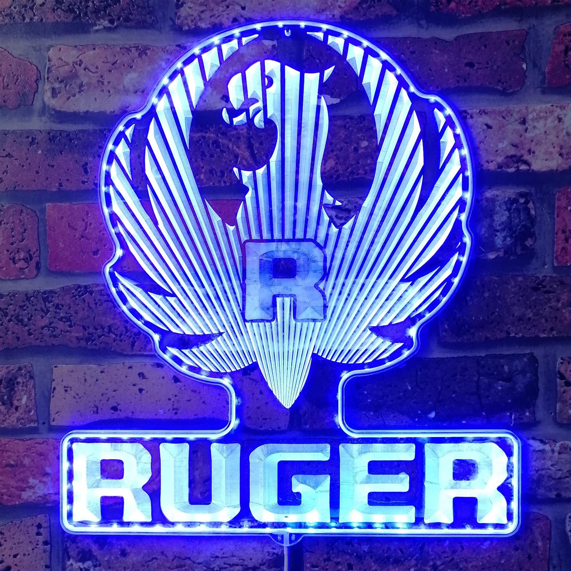 Ruger Dynamic RGB Edge Lit LED Sign