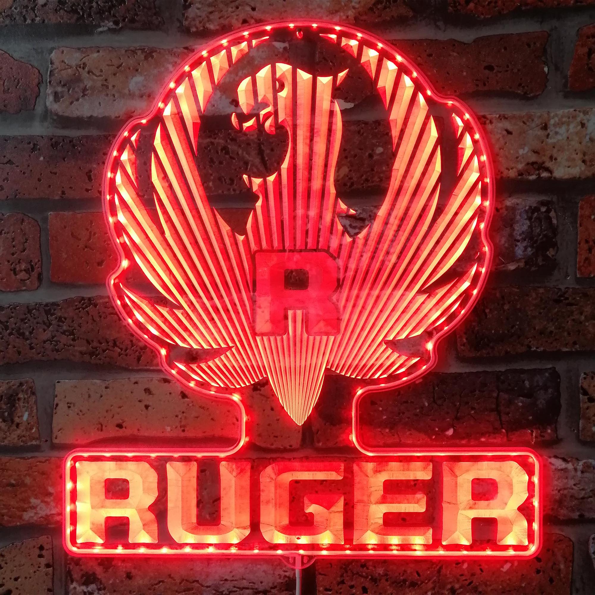 Ruger Dynamic RGB Edge Lit LED Sign