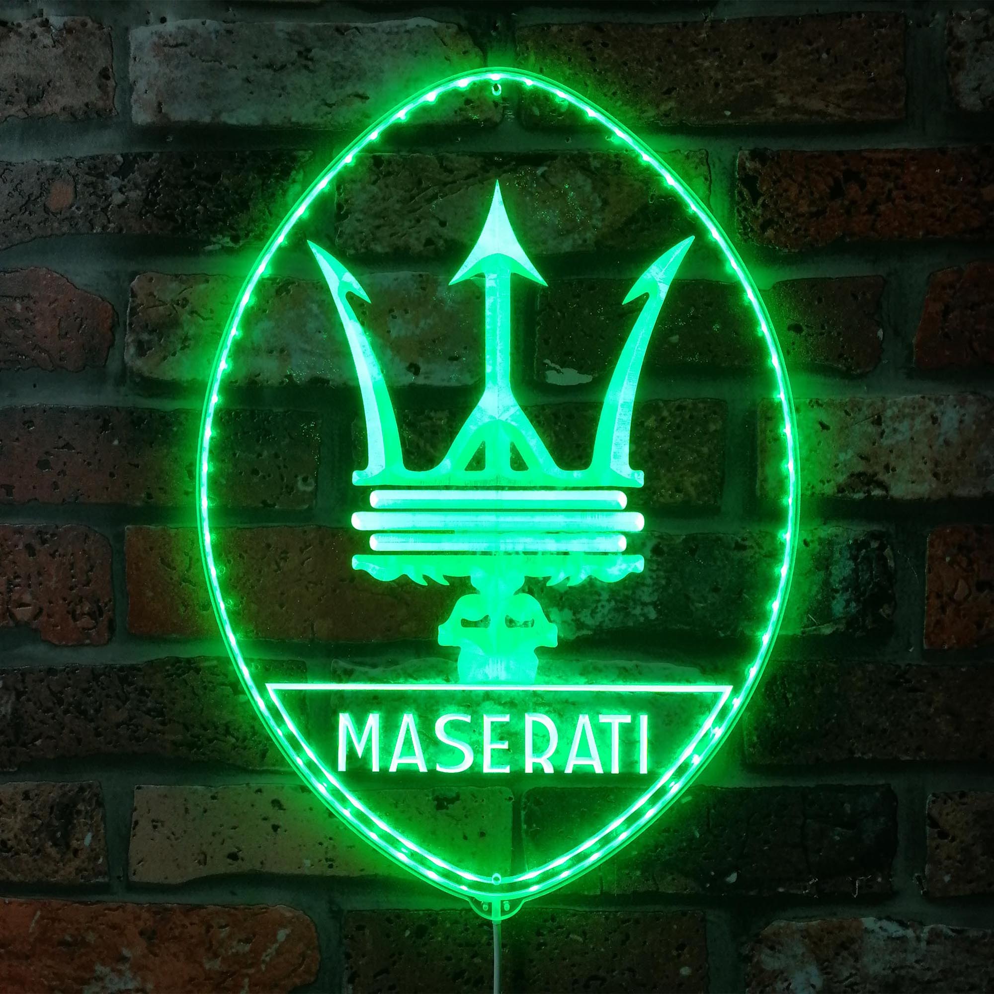 Maserati Dynamic RGB Edge Lit LED Sign