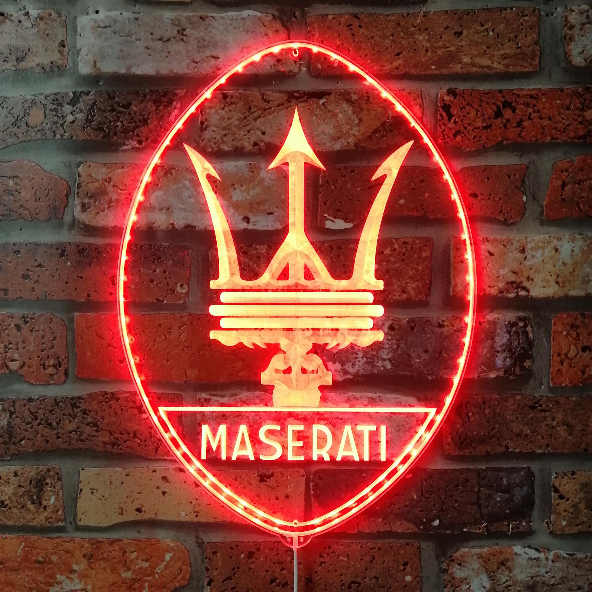 Maserati Dynamic RGB Edge Lit LED Sign