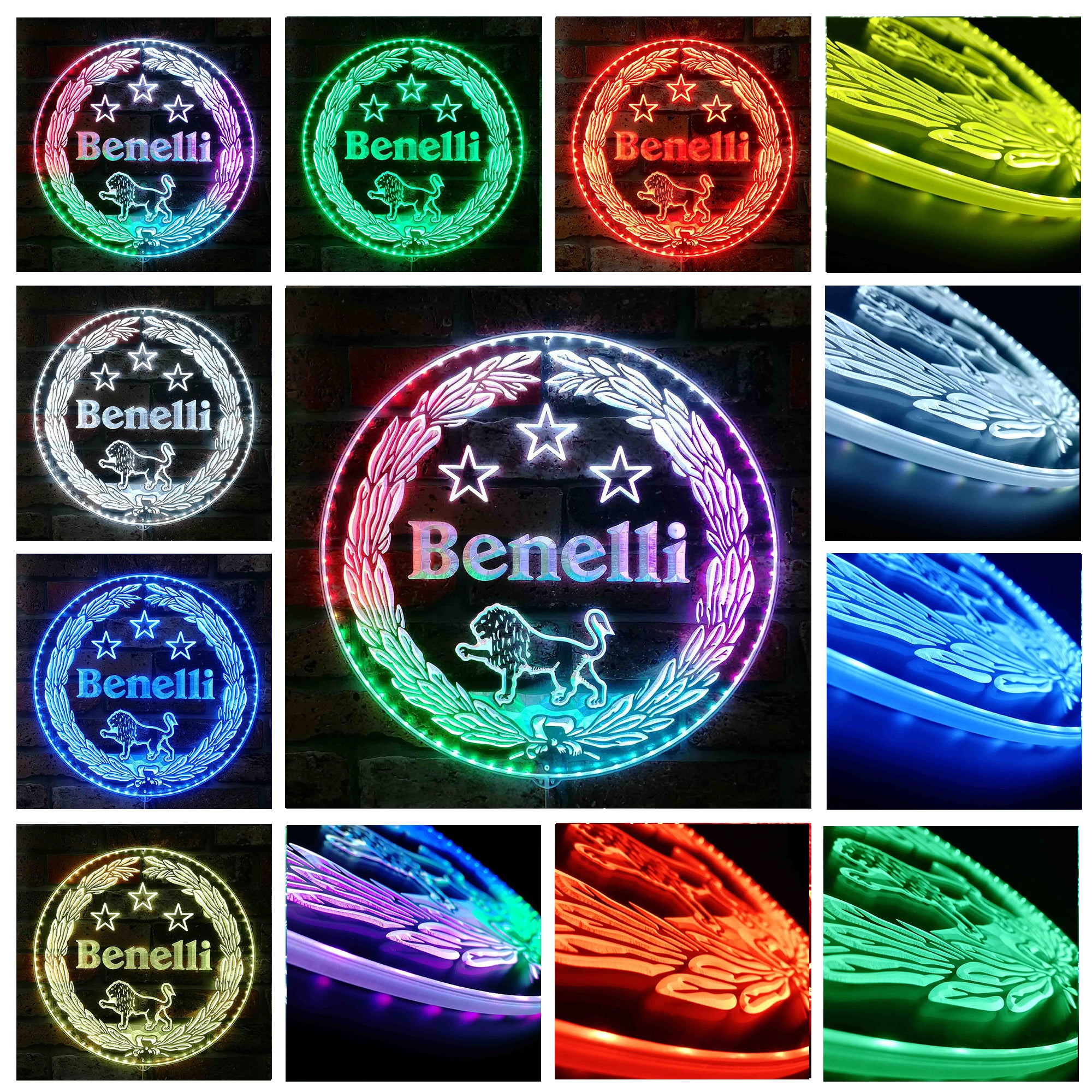 BENELLI FIREARMS Dynamic RGB Edge Lit LED Sign