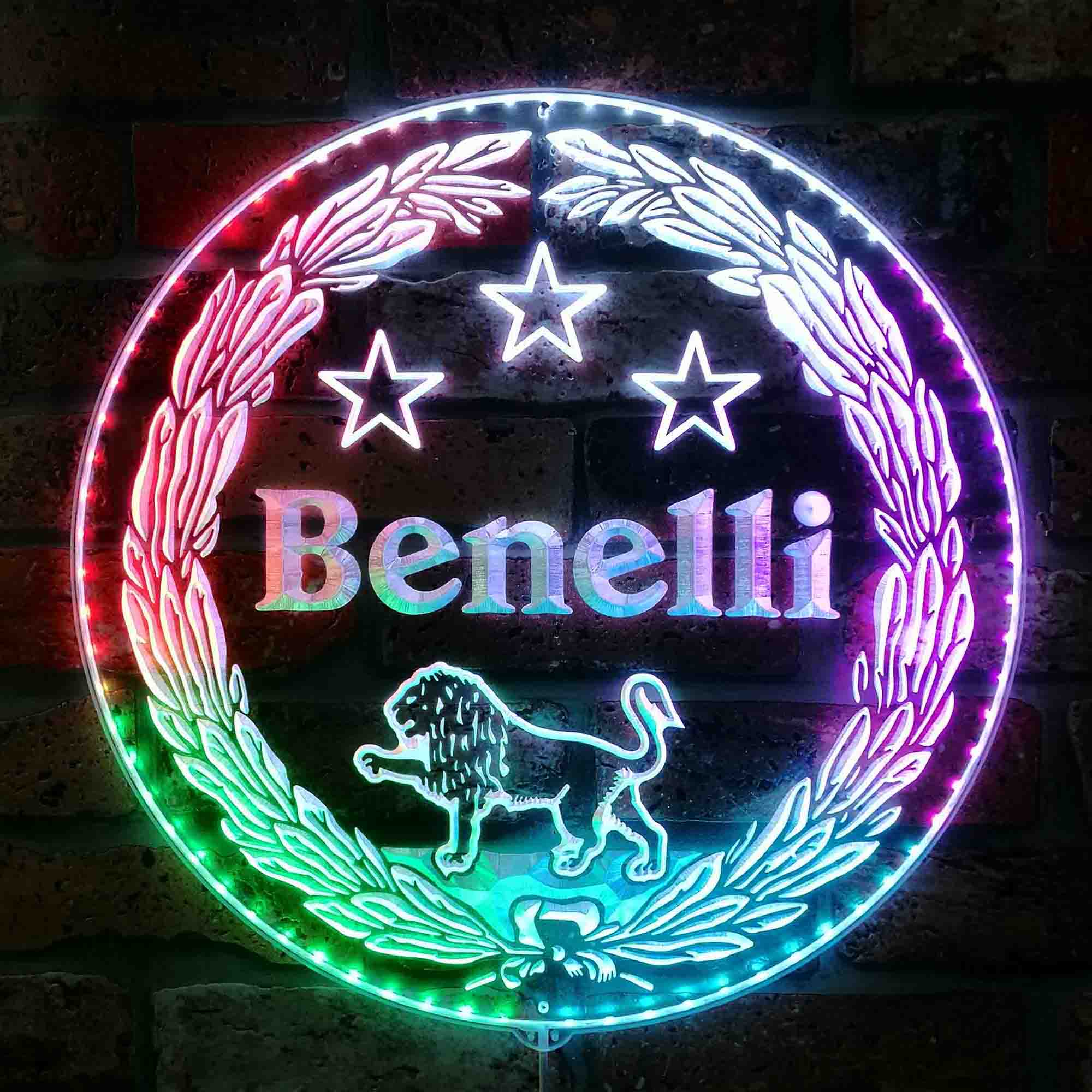 BENELLI FIREARMS Dynamic RGB Edge Lit LED Sign