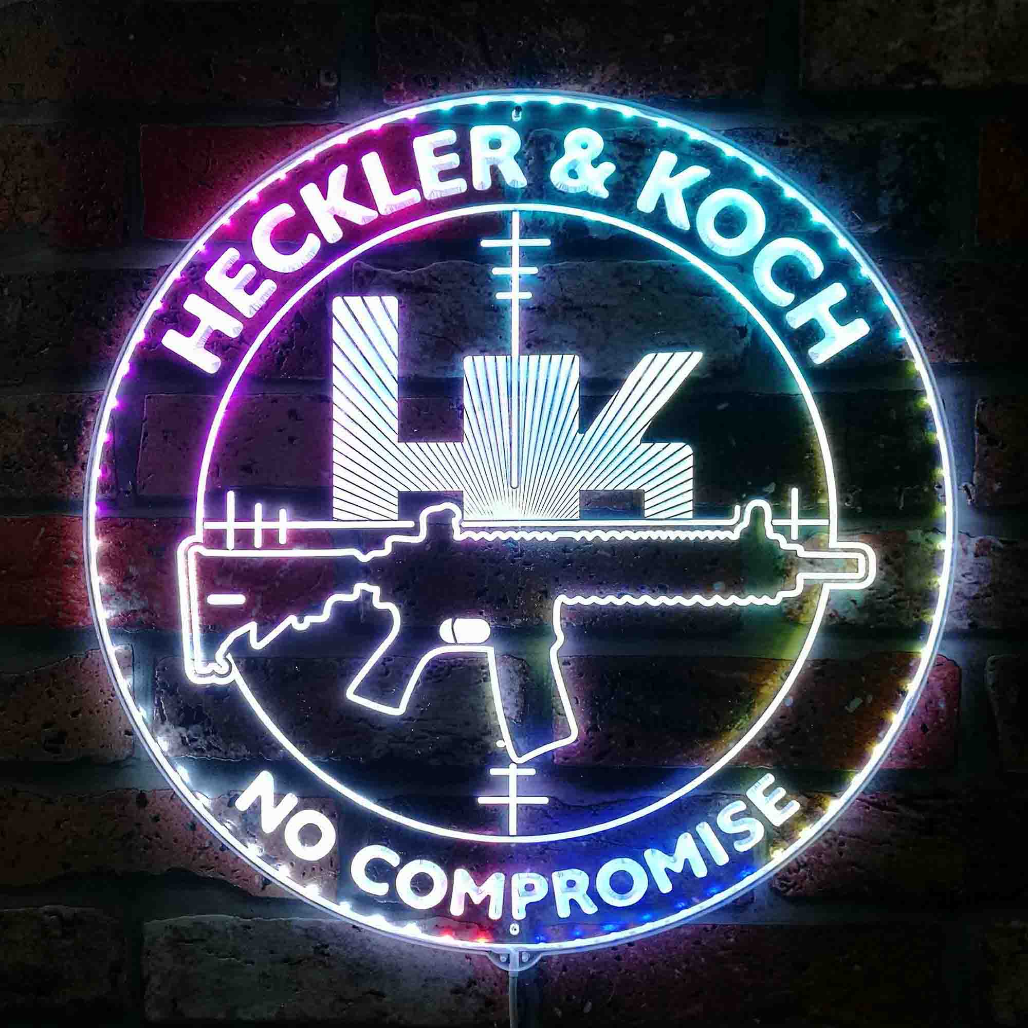 HK HECKLER & KOCH Dynamic RGB Edge Lit LED Sign