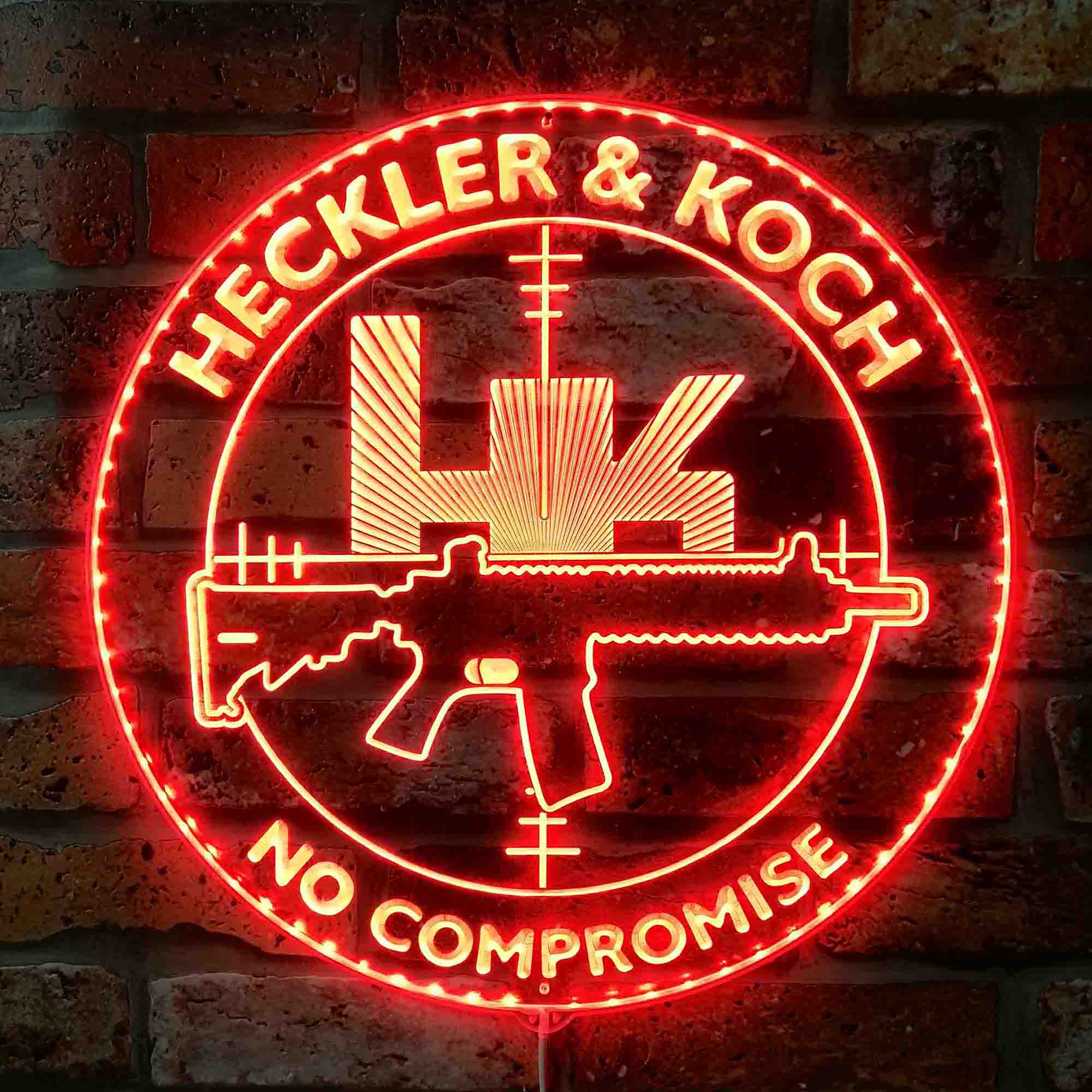 HK HECKLER & KOCH Dynamic RGB Edge Lit LED Sign