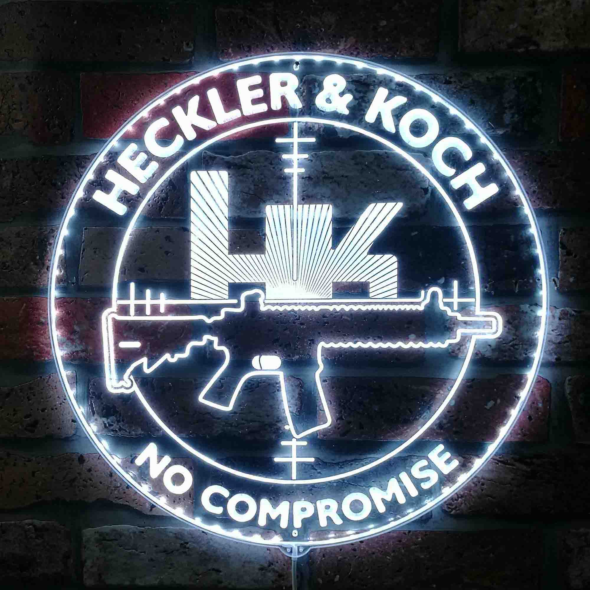 HK HECKLER & KOCH Dynamic RGB Edge Lit LED Sign