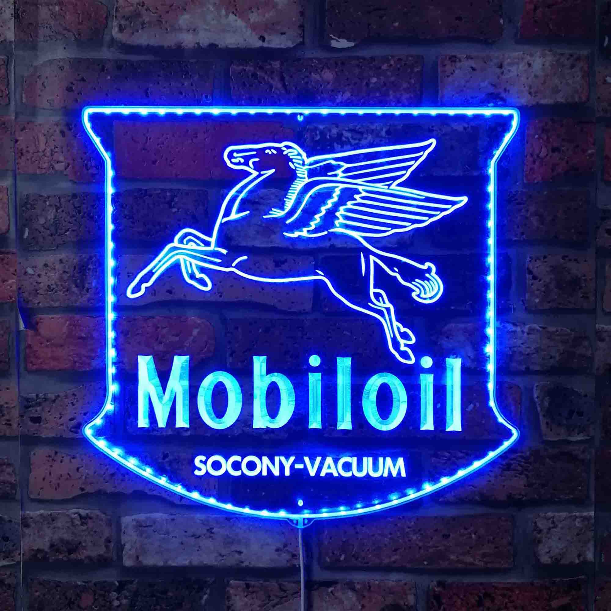 MOBILOIL Dynamic RGB Edge Lit LED Sign