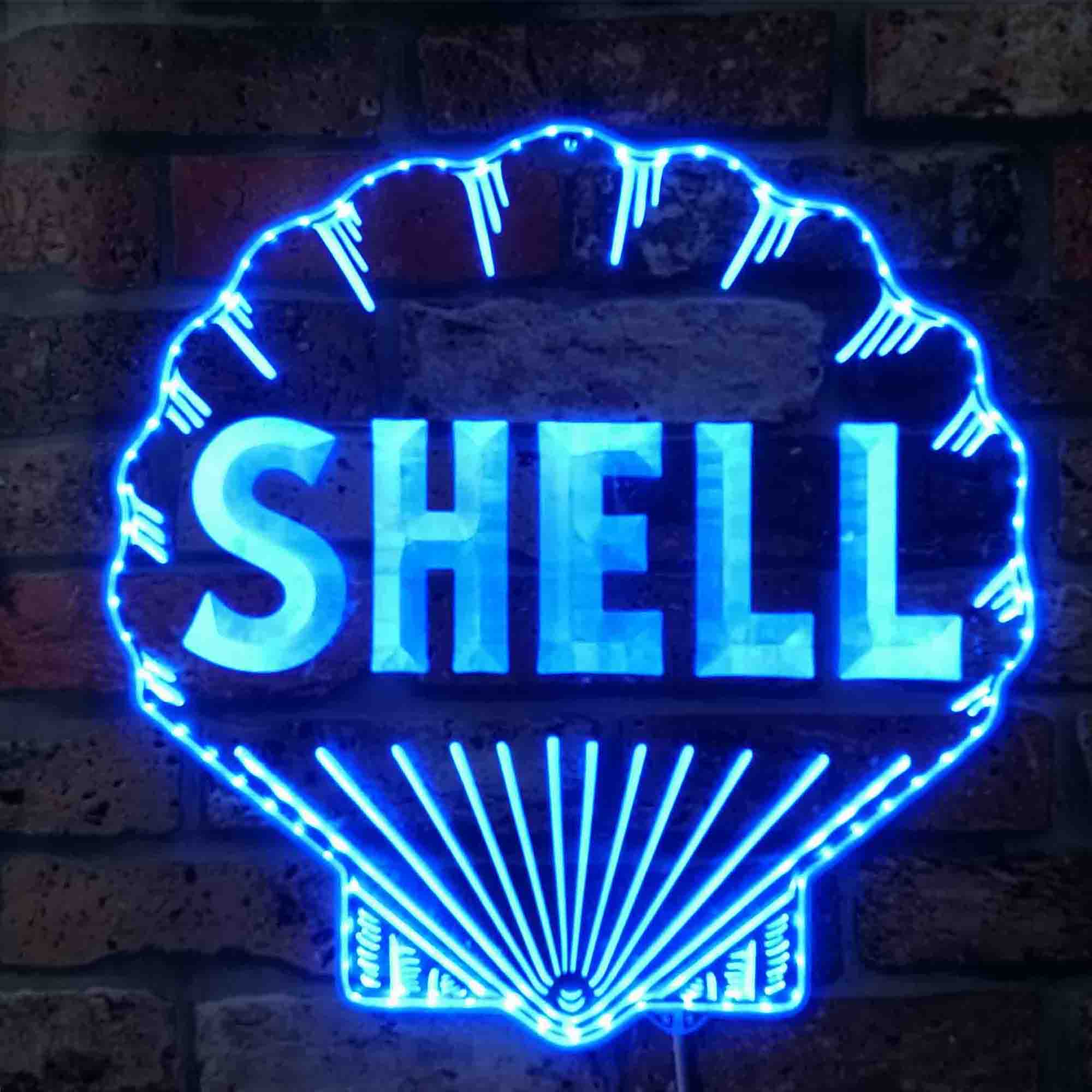 SHELL Dynamic RGB Edge Lit LED Sign