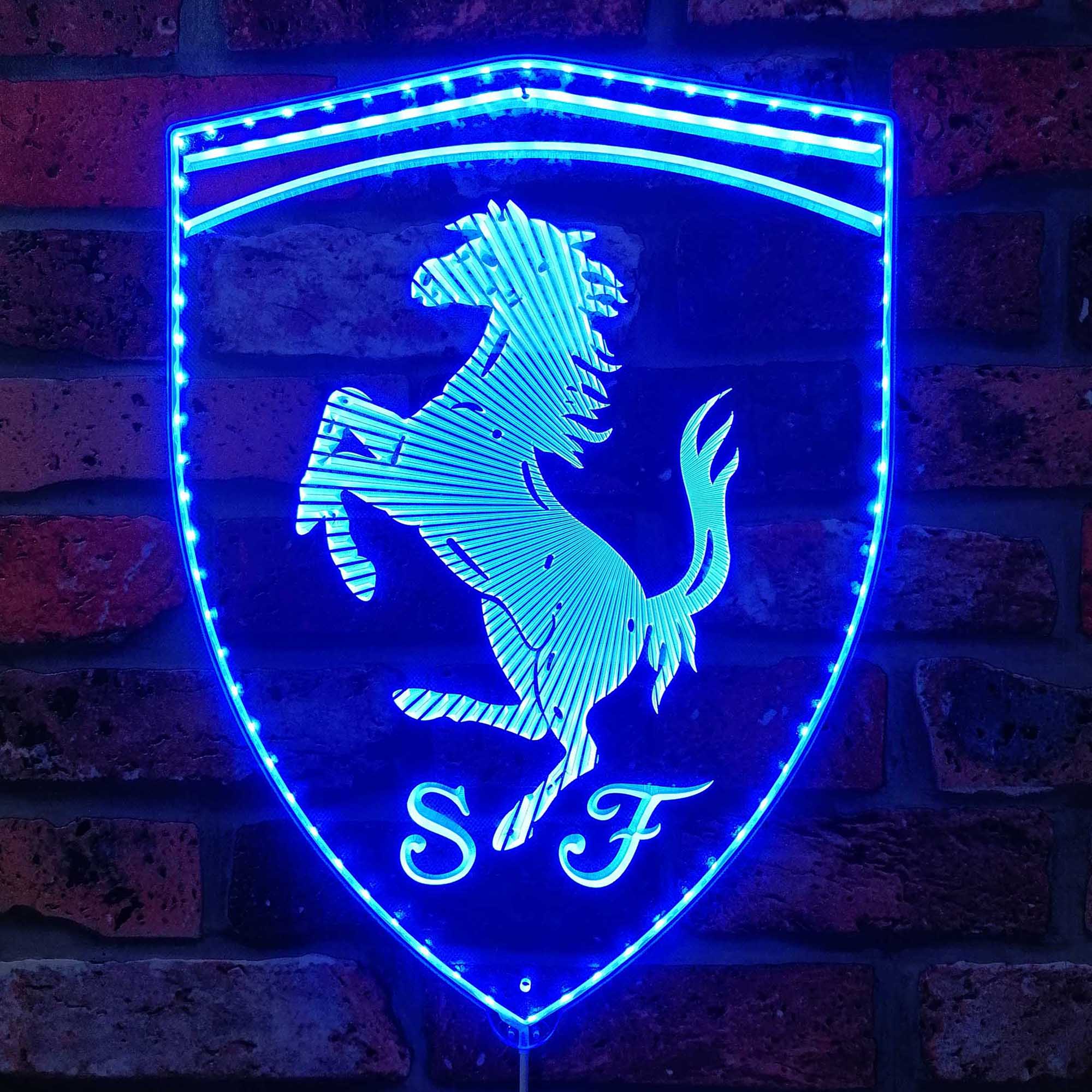 Scuderia Ferrari Dynamic RGB Edge Lit LED Sign