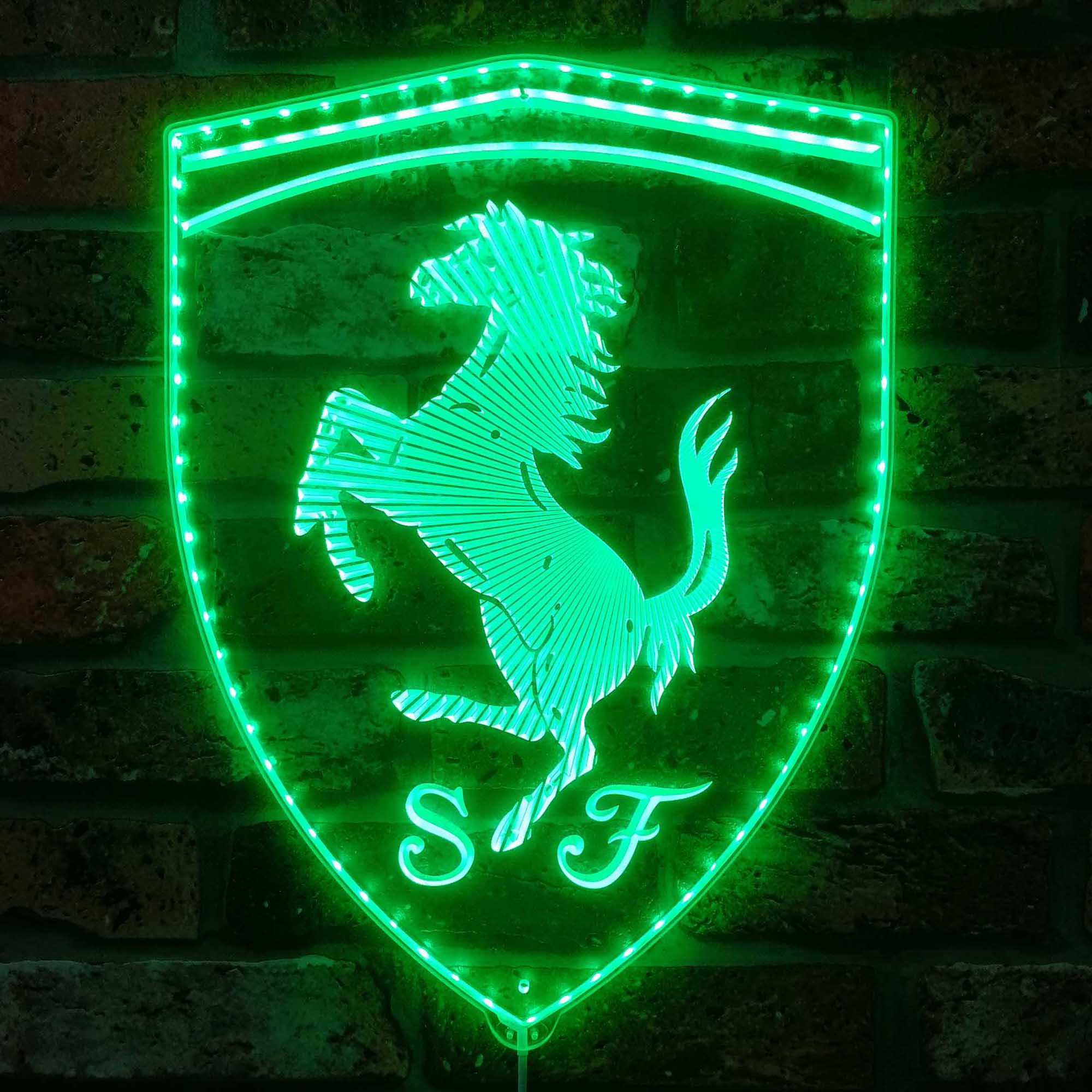 Scuderia Ferrari Dynamic RGB Edge Lit LED Sign