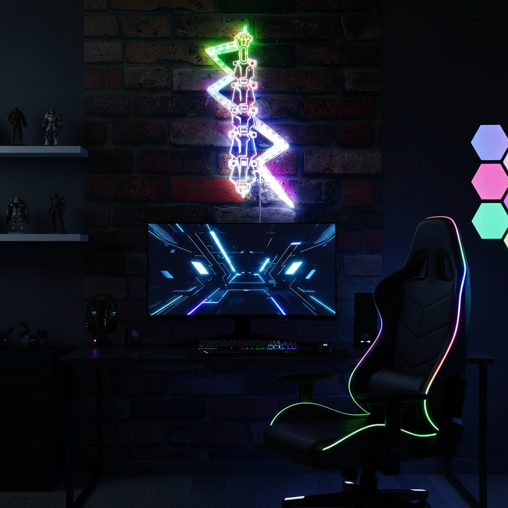 Cyberpunk Edgerunners Dynamic RGB Edge Lit LED Sign | PROLEDSIGN
