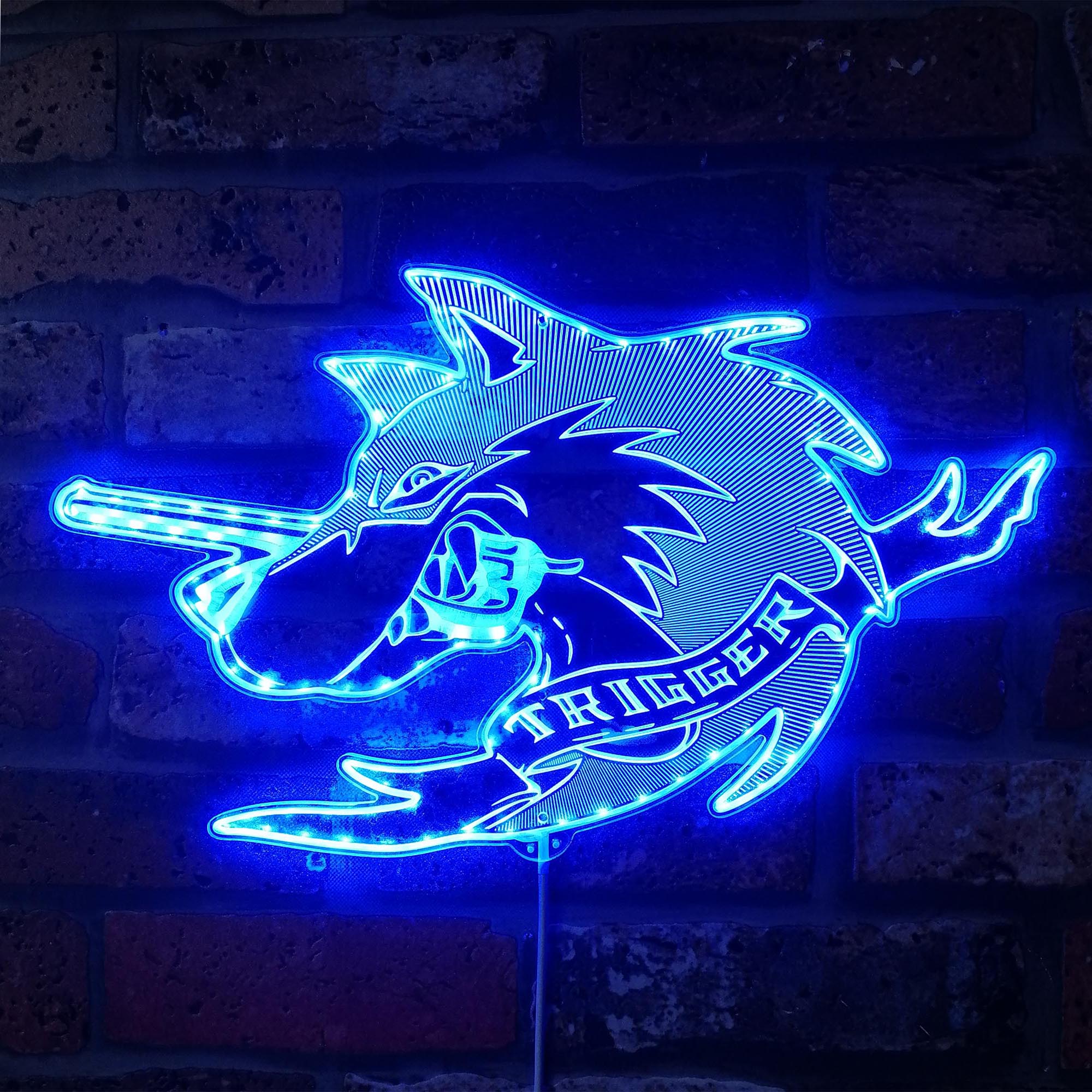 Ace Combat Trigger Dynamic RGB Edge Lit LED Sign