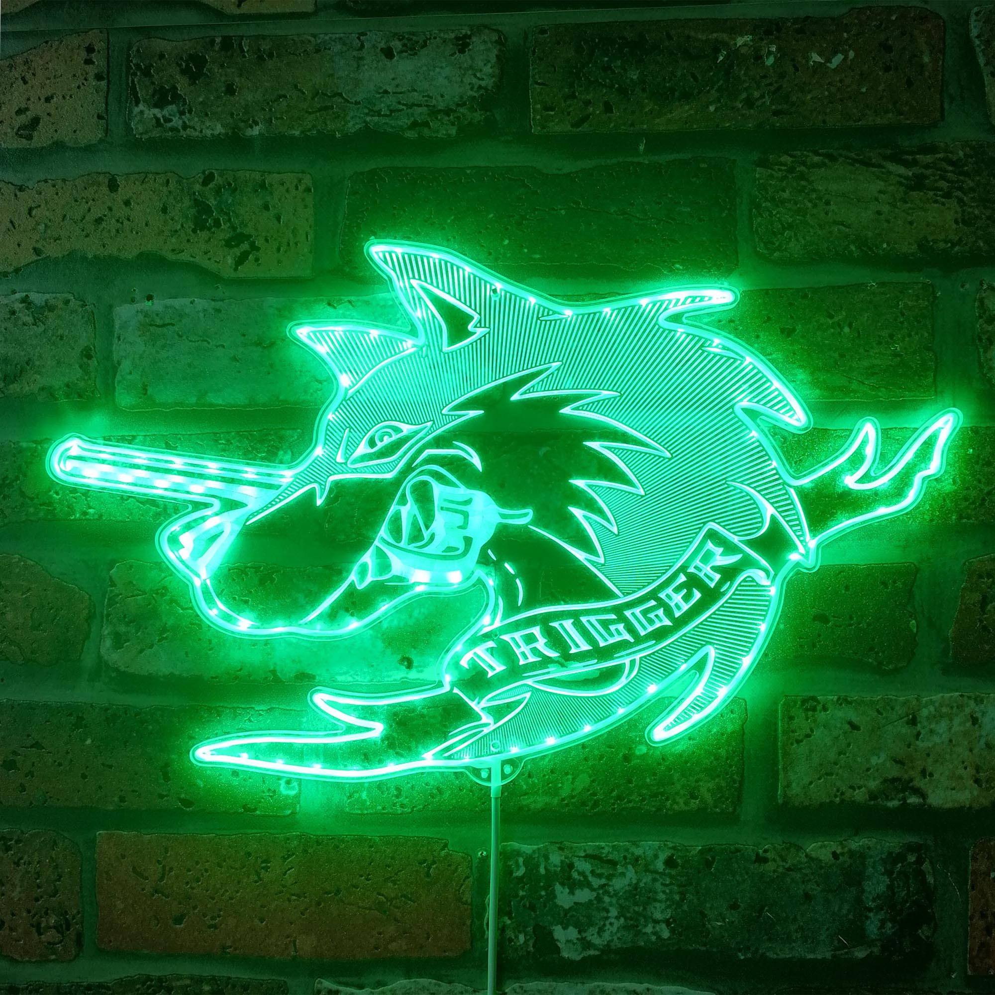 Ace Combat Trigger Dynamic RGB Edge Lit LED Sign